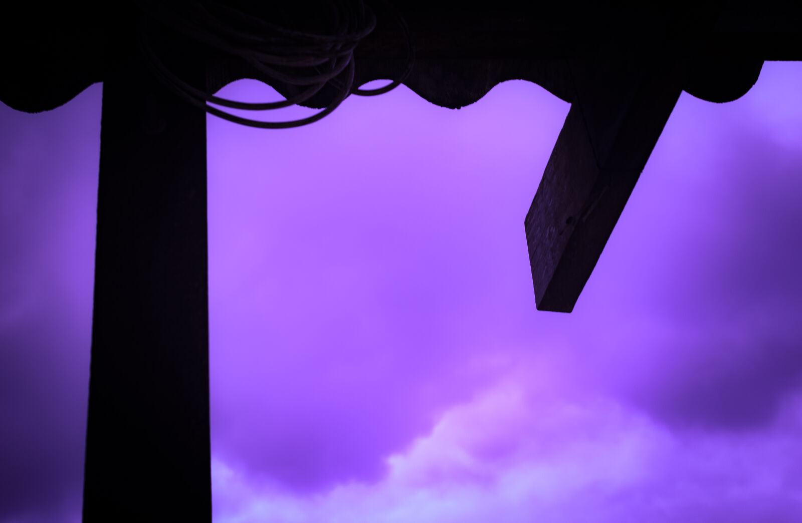 Nikon D5100 + Nikon AF-S DX Nikkor 35mm F1.8G sample photo. Dream, omen, purple, rain photography