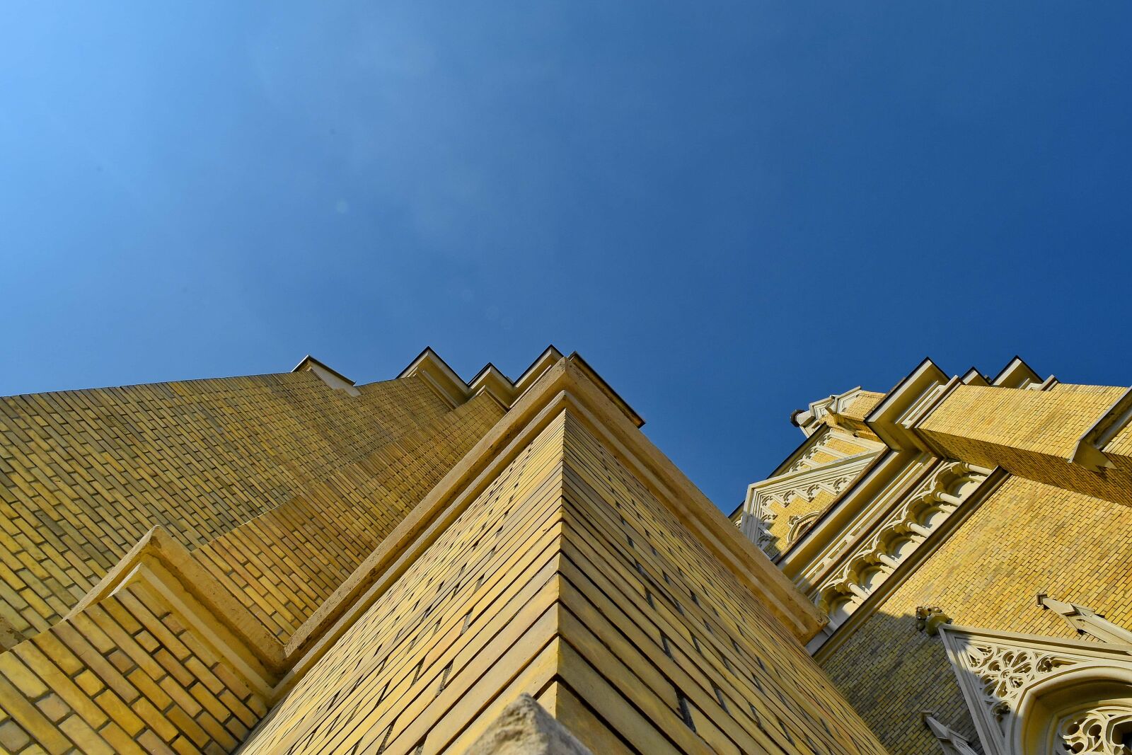 Nikon D5500 sample photo. Angle, bricks, church tower photography