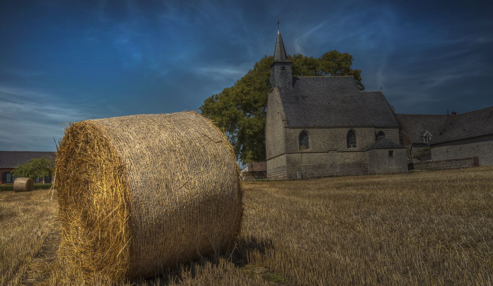 Nikon D800 sample photo. Rural area, chapel, harvest photography