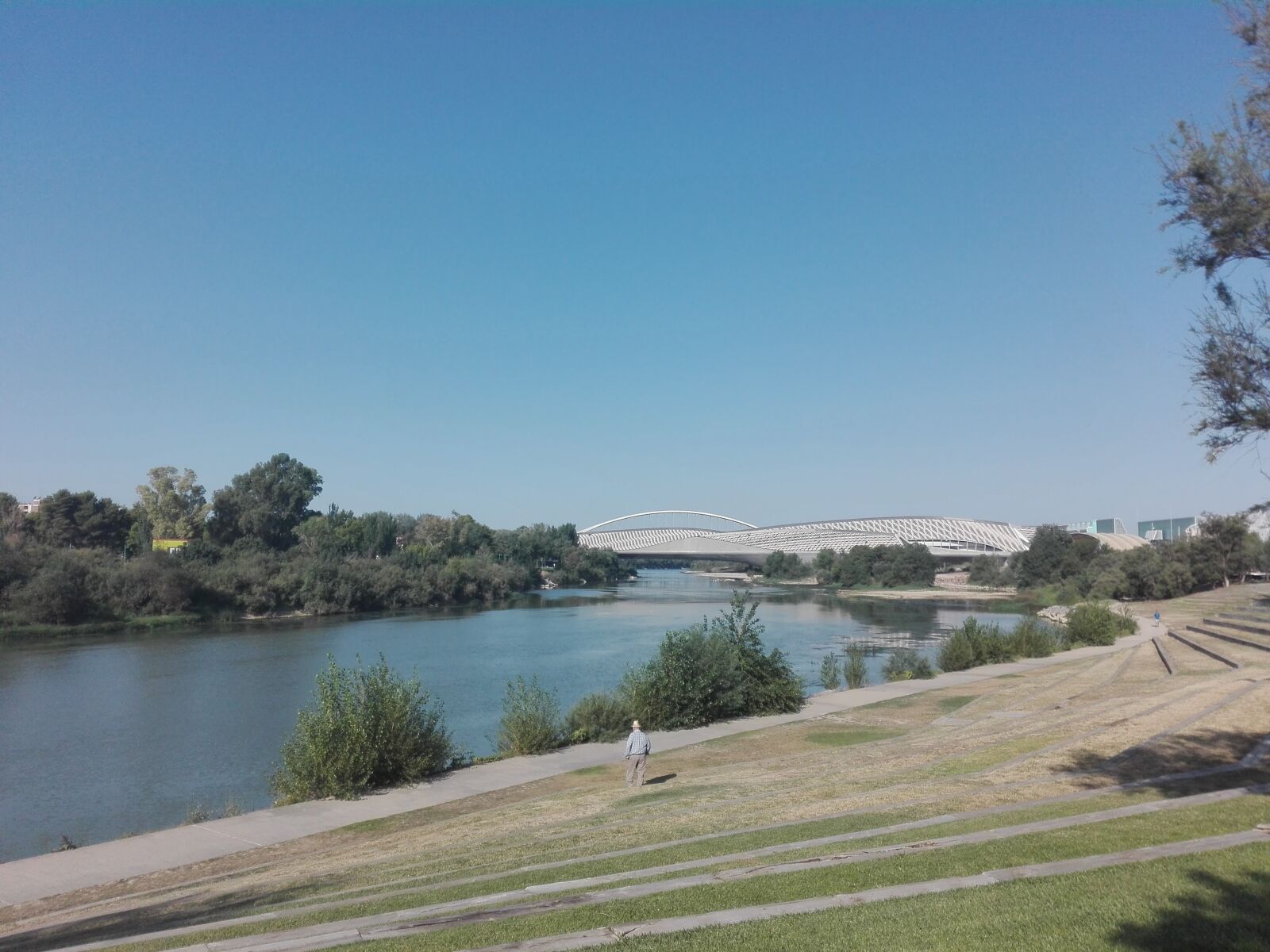 HUAWEI Y6II sample photo. Ebro river, zaragoza, spain photography