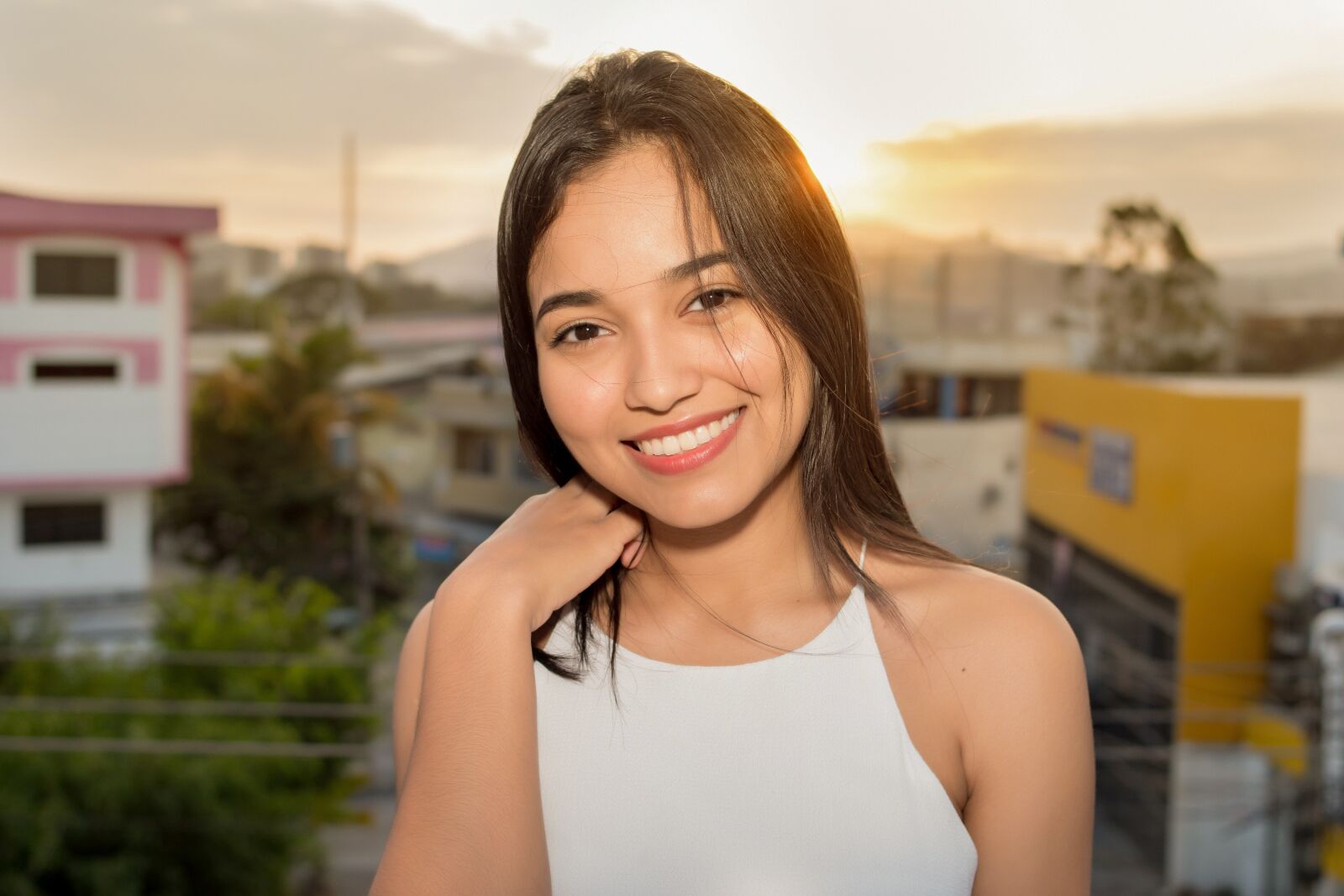 Nikon D5600 sample photo. Latina, woman, smile photography