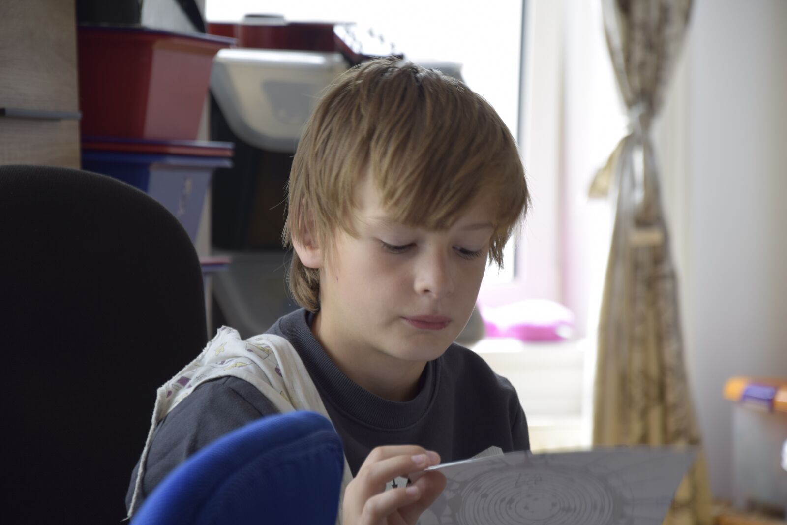 Nikon D5300 sample photo. Homeschooling, home schooling, boy photography