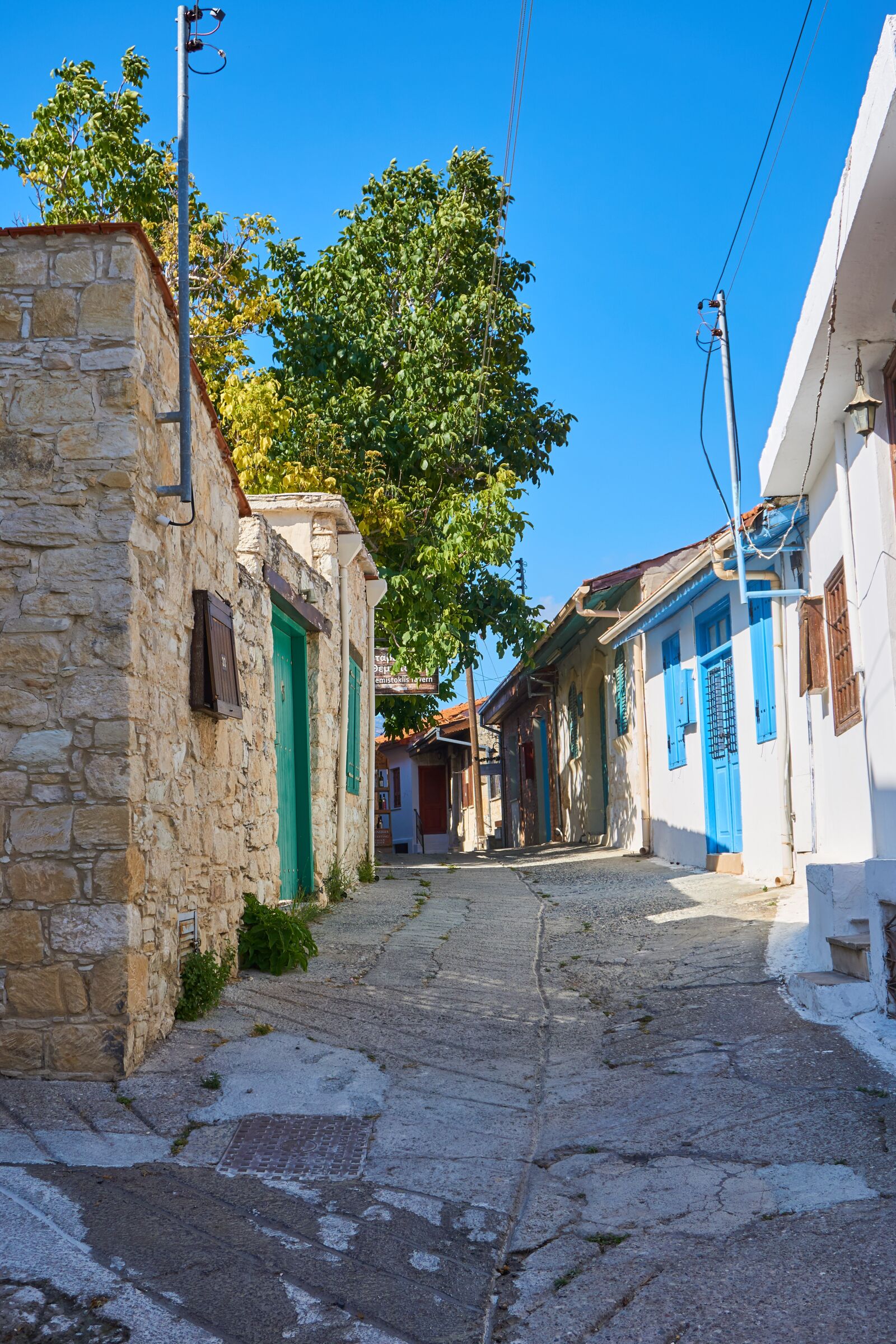 Sony a6000 sample photo. Cyprus, village, alley photography