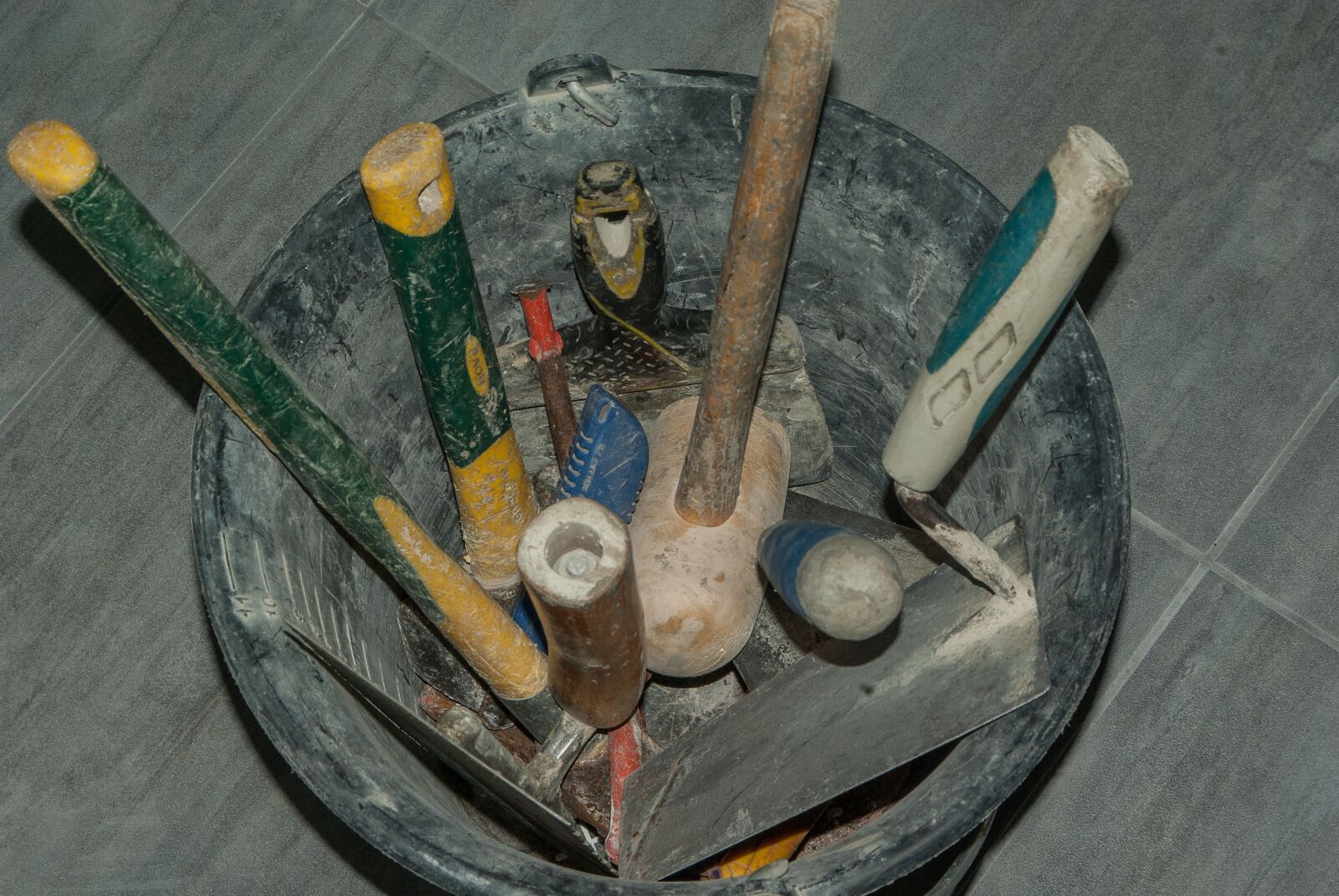 Pentax K10D sample photo. Site, tools, macon photography