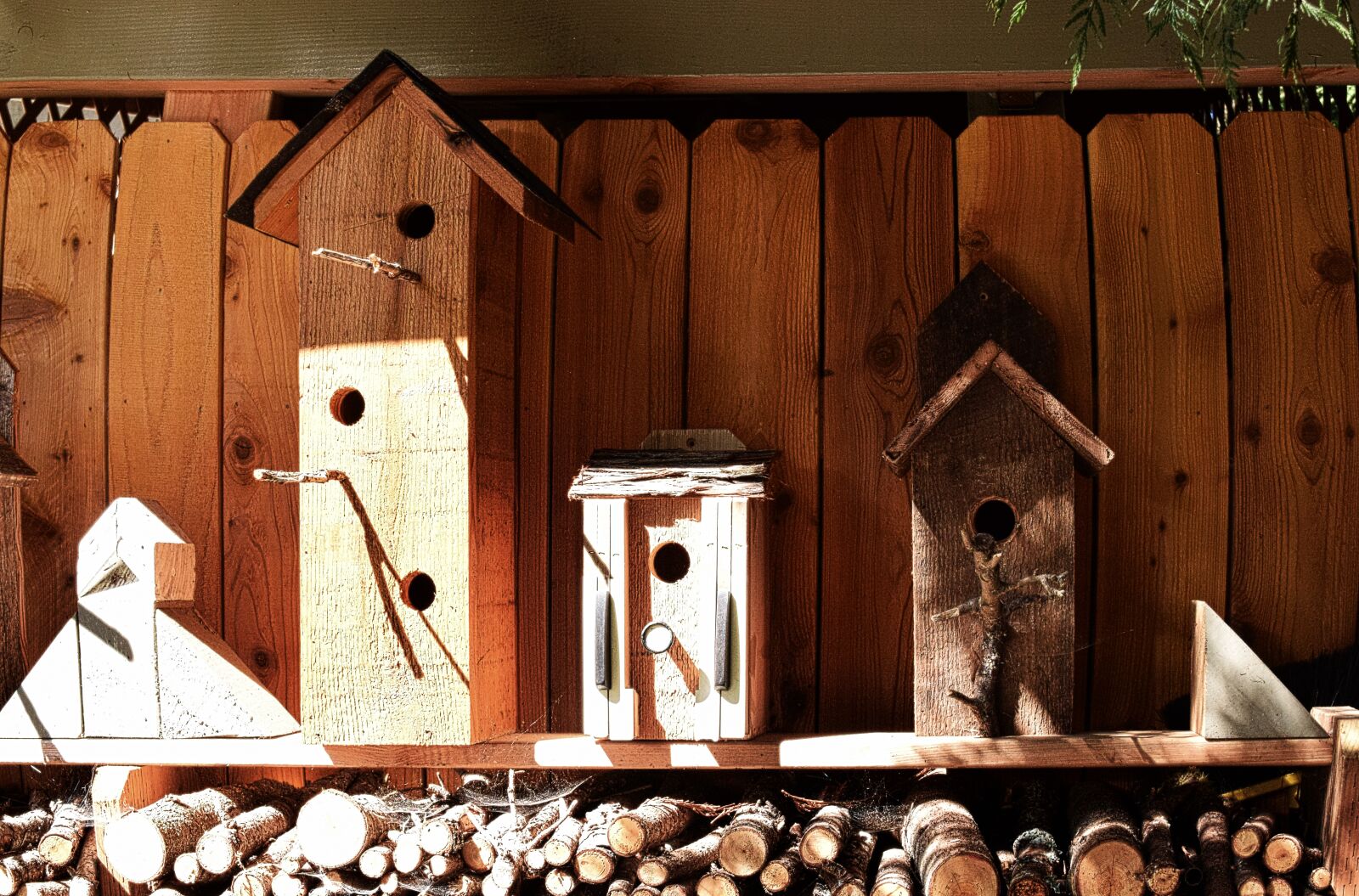 Nikon D3300 sample photo. Birdhouses, barn wood, wood photography