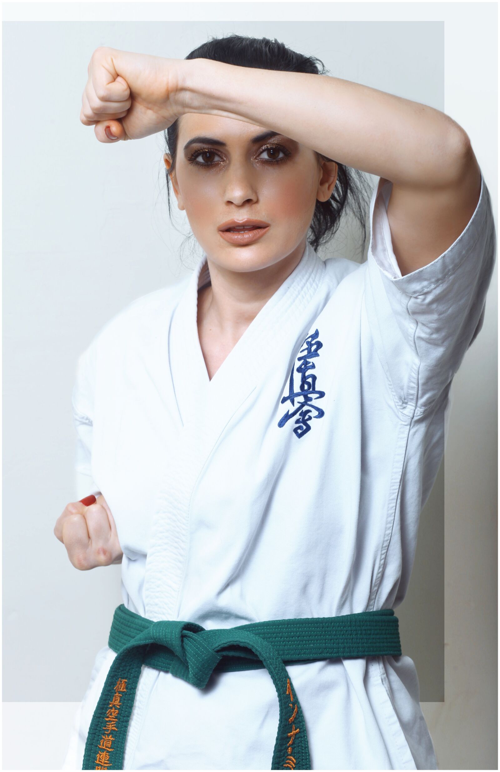 Canon EOS 5D Mark II sample photo. Karate, sport, kick photography