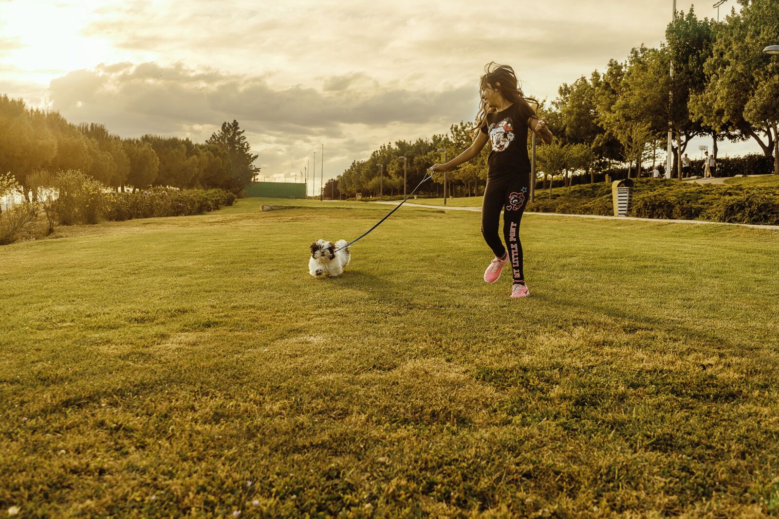 Sony a7 II + Sony FE 28-70mm F3.5-5.6 OSS sample photo. Dog, pet, girl photography