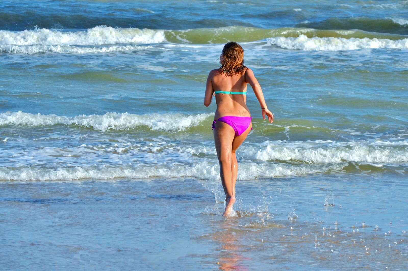 Nikon D3100 sample photo. Beach, summer, babe photography