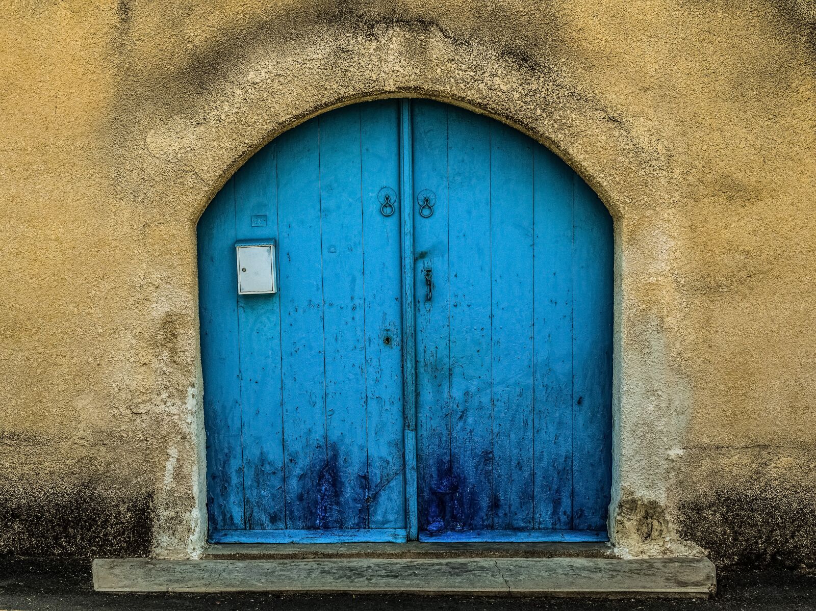 Nikon D3300 sample photo. Door, wooden, blue photography