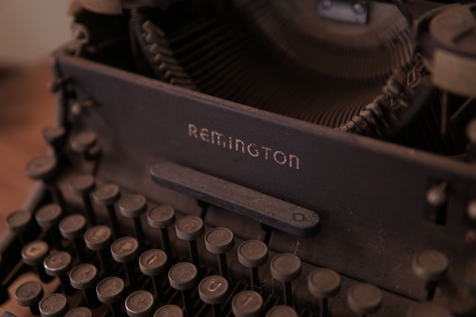 30mm F1.4 DC DN | Contemporary 016 sample photo. Typewriter, antique, old photography