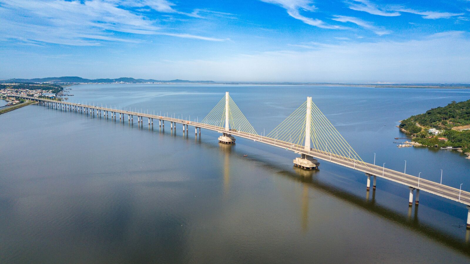 DJI FC220 sample photo. Bridge, lagoon, water photography