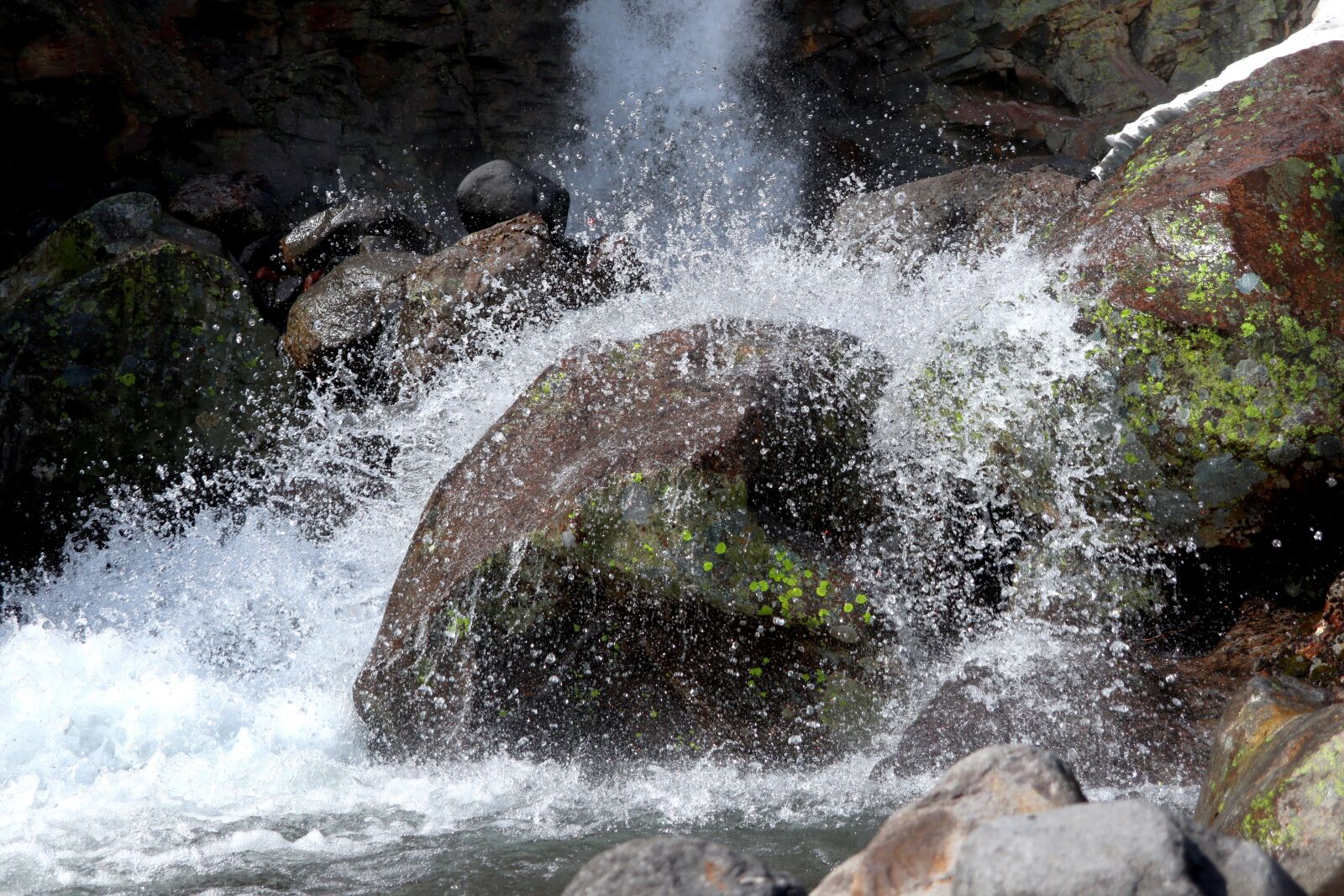 Canon PowerShot G1 X Mark III sample photo. Waterfall, mountains, canyon photography