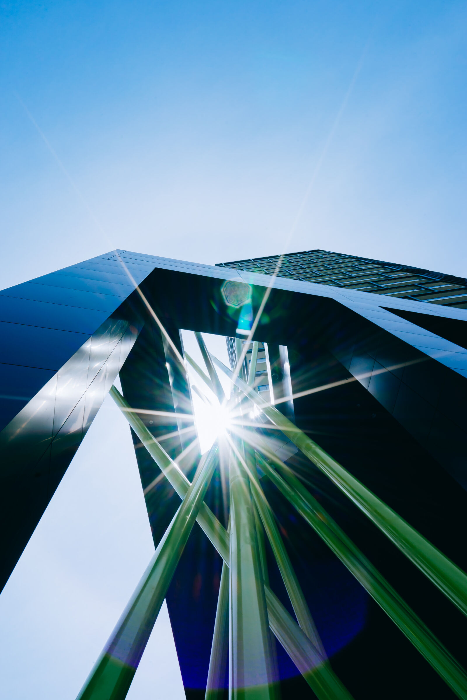 Sony a7 II + Sony Vario-Tessar T* FE 16-35mm F4 ZA OSS sample photo. Architectural, design, blue, sky photography