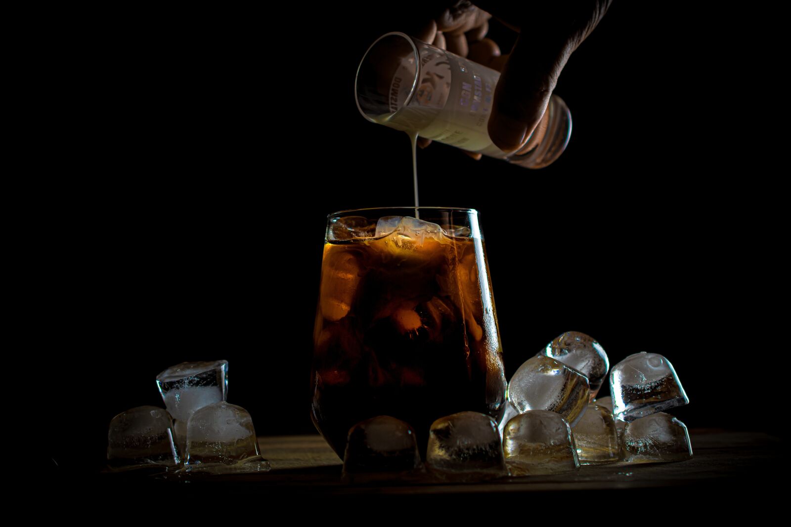 Nikon D5600 sample photo. Coffee, ice, food photography