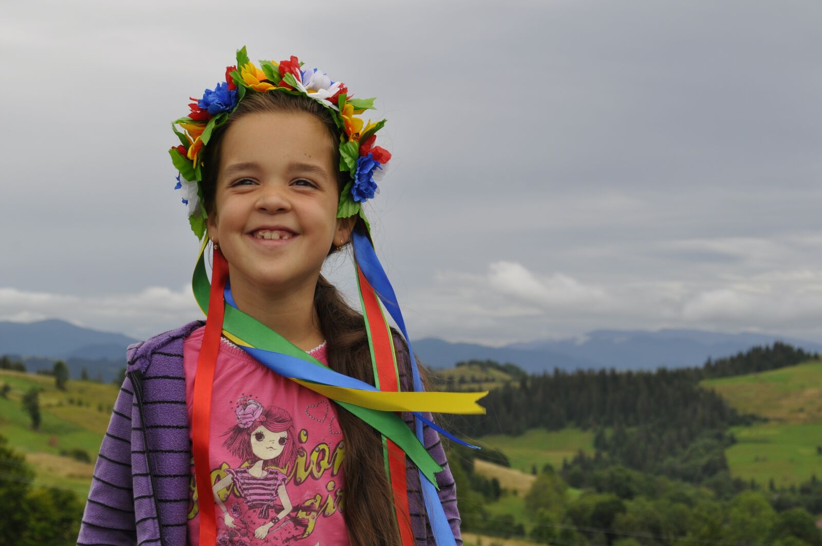 Nikon D5000 sample photo. Ukraine, the carpathians, girl photography