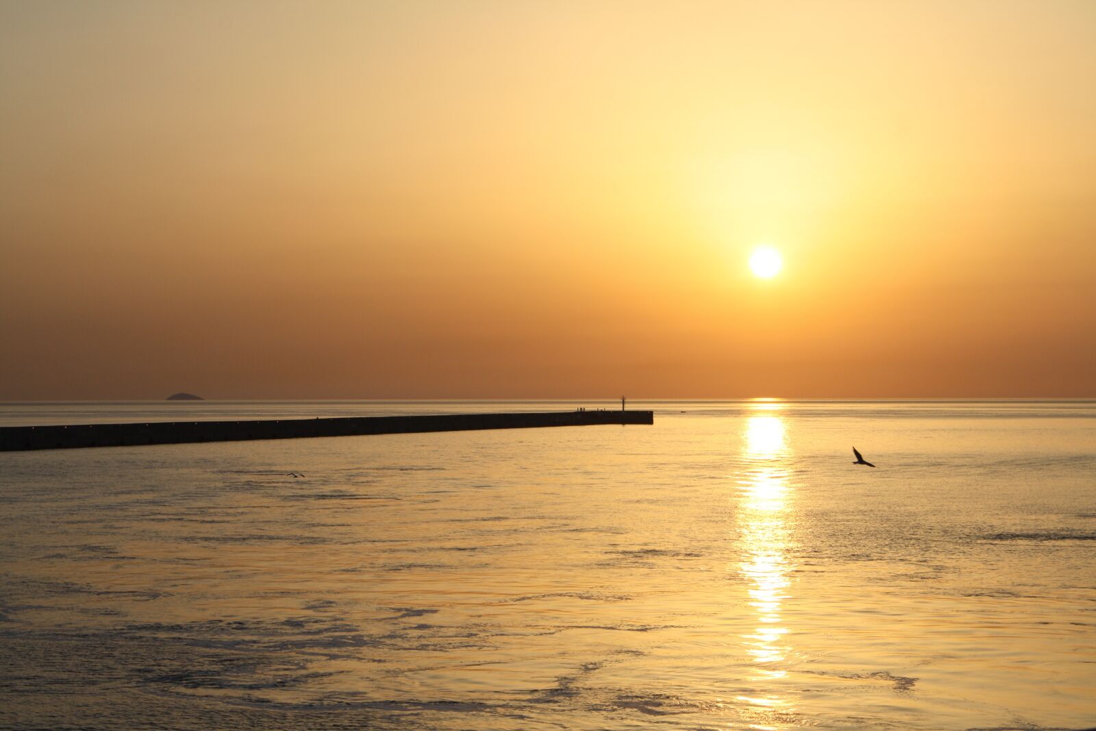 Canon EOS 1000D (EOS Digital Rebel XS / EOS Kiss F) sample photo. Sunrise, heraklion port, crete photography