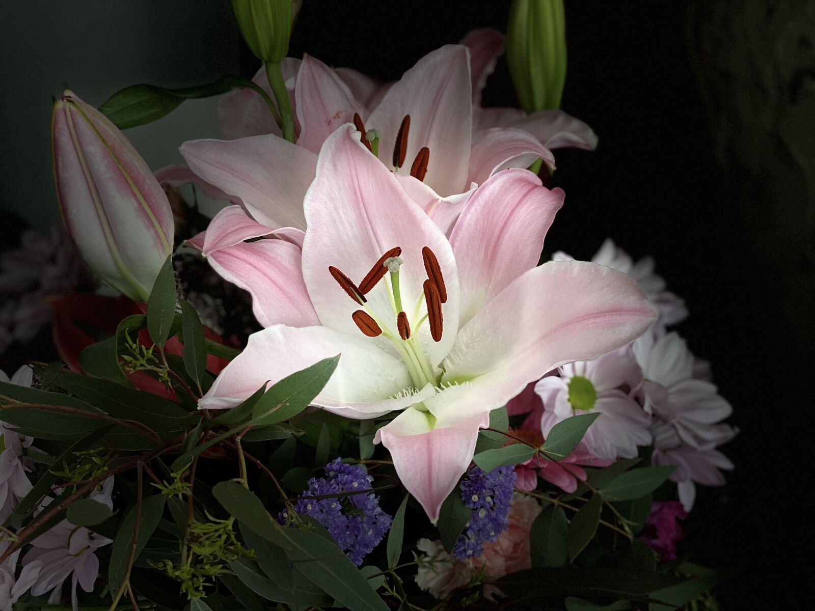 Apple iPhone 11 Pro + iPhone 11 Pro back dual camera 6mm f/2 sample photo. Lírio, lilies, flowers photography