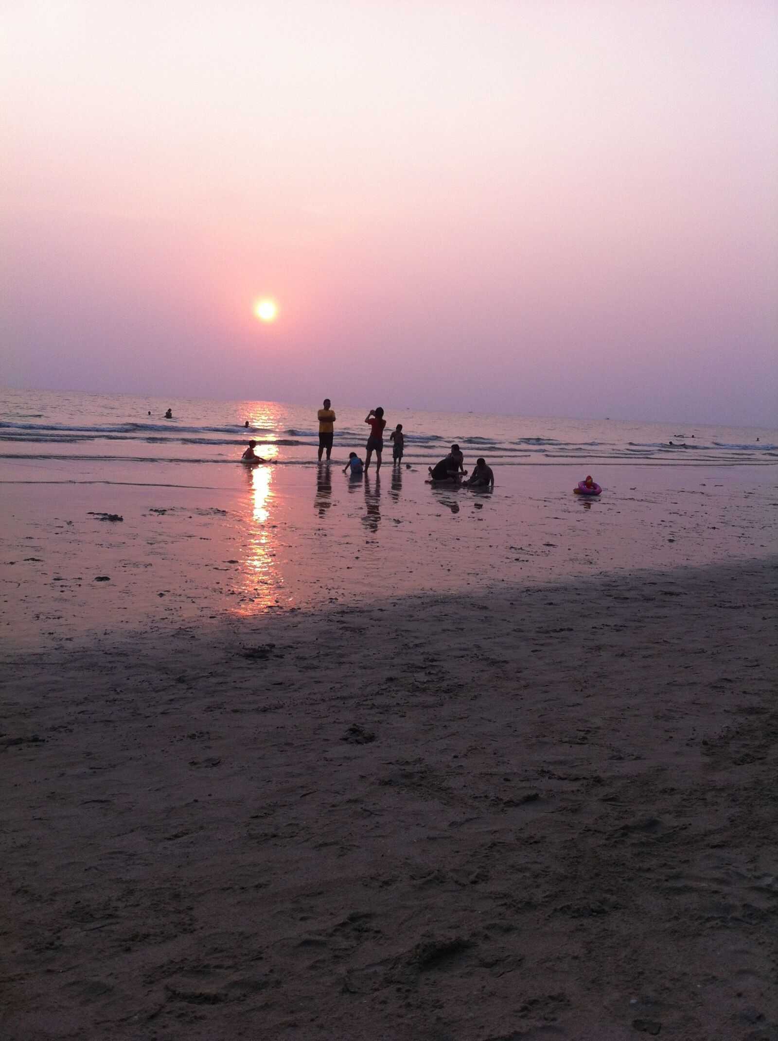 Apple iPhone 4 sample photo. Sea, sunset, sand photography