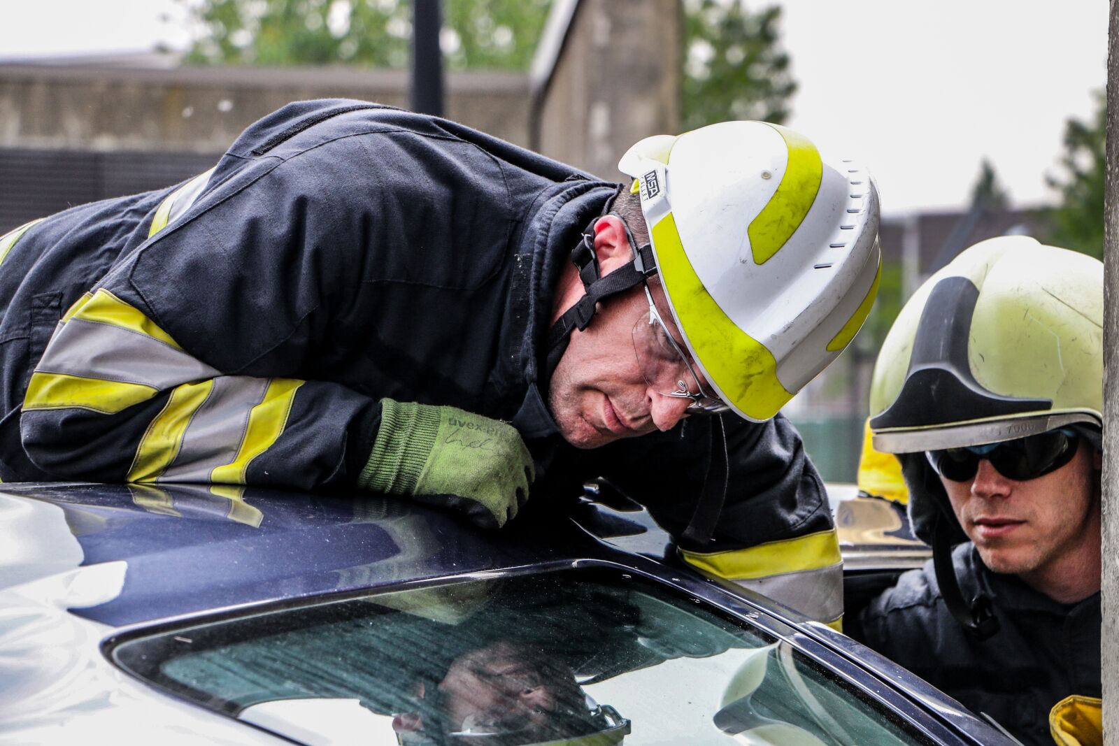 Canon EOS 70D sample photo. Fire department, fireman, equipment photography