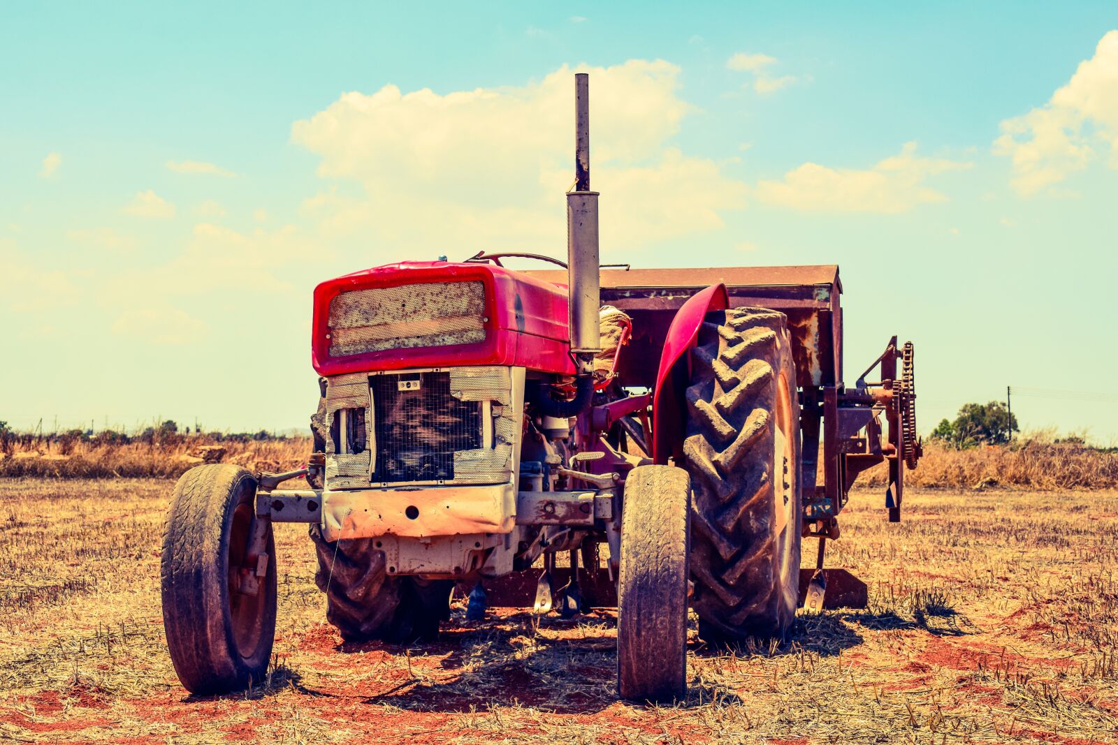 Nikon D3300 sample photo. Tractor, farm, countryside photography
