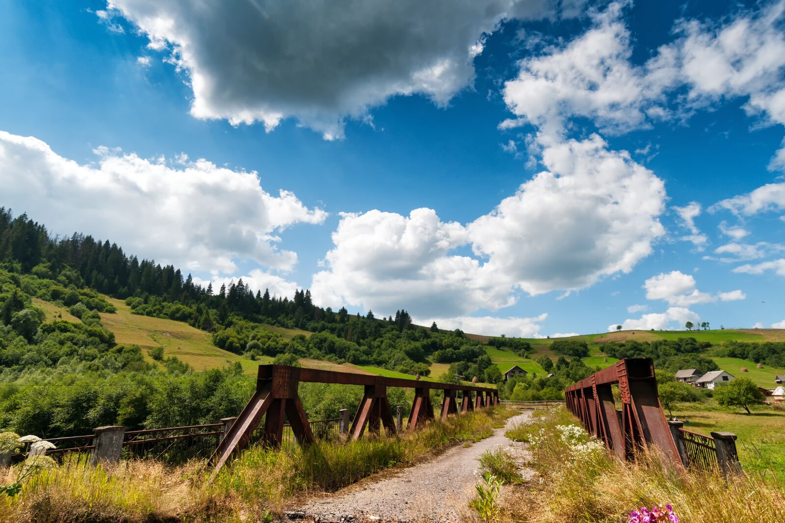 Nikon D300S sample photo. Old, bridge, ukraine photography