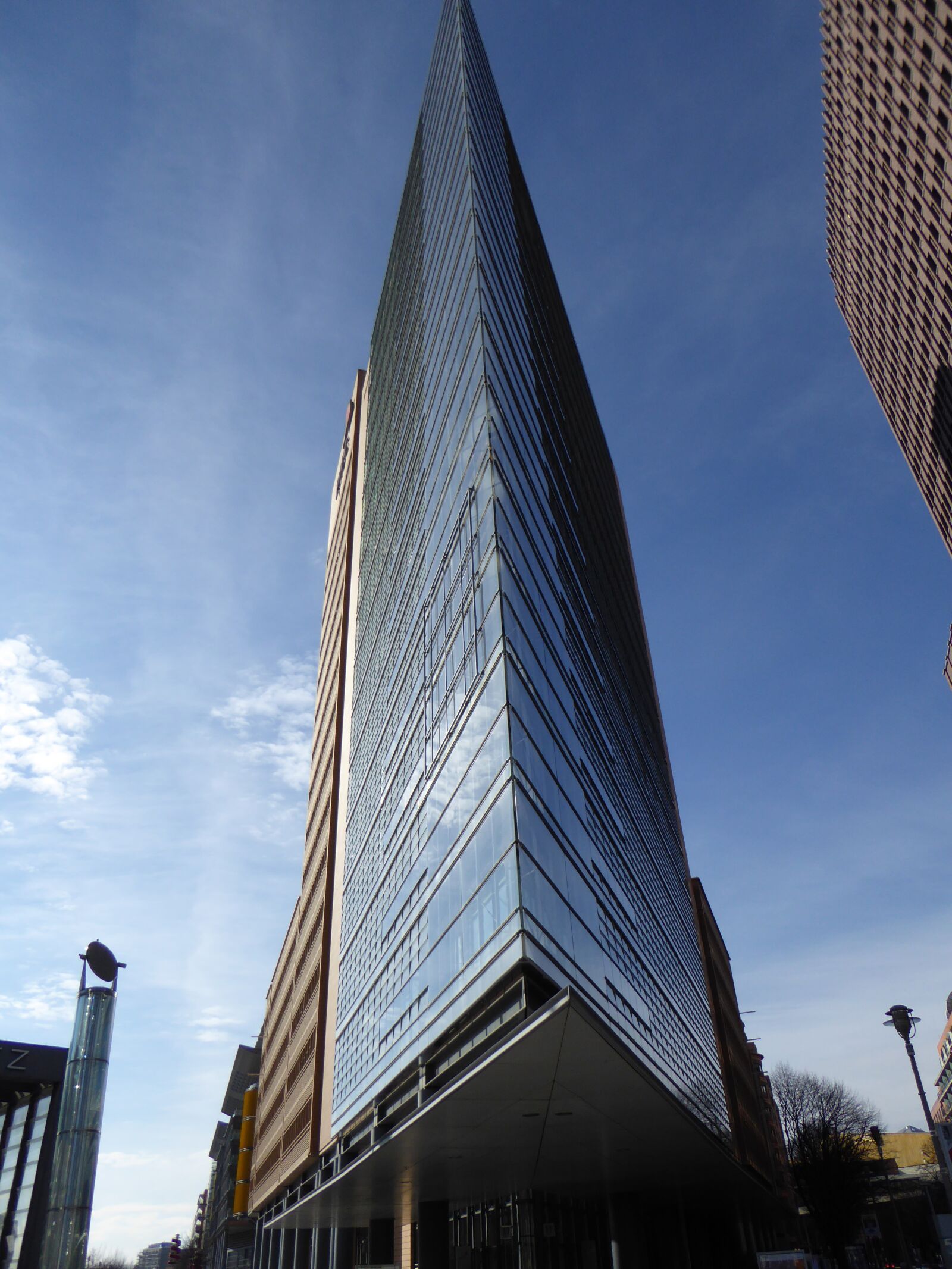Panasonic DMC-TZ61 sample photo. Skyscraper, architecture, glass facades photography