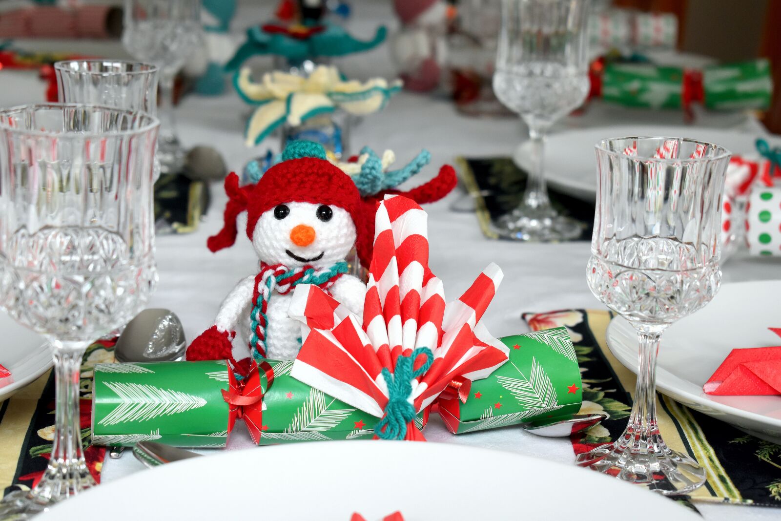Nikon D5500 sample photo. Christmas, snowman, festive photography