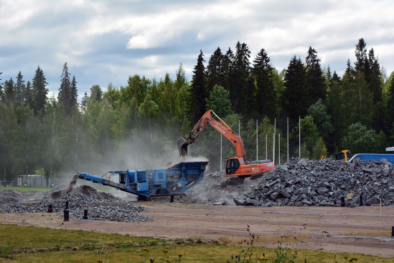 Nikon D7100 sample photo. Construction, sports arena, stadium photography