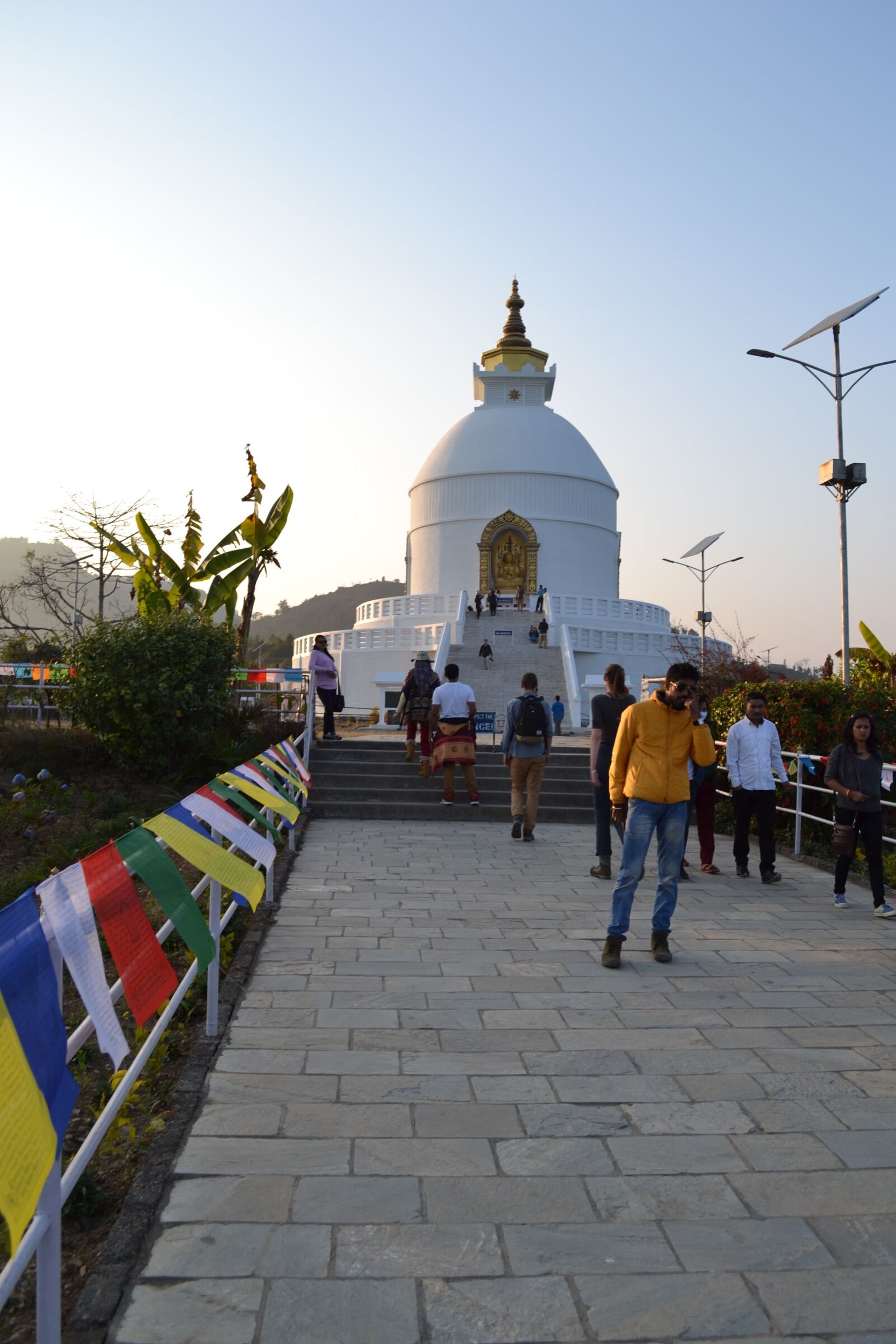 Nikon D3100 sample photo. The stupa, nepal, pokhara photography