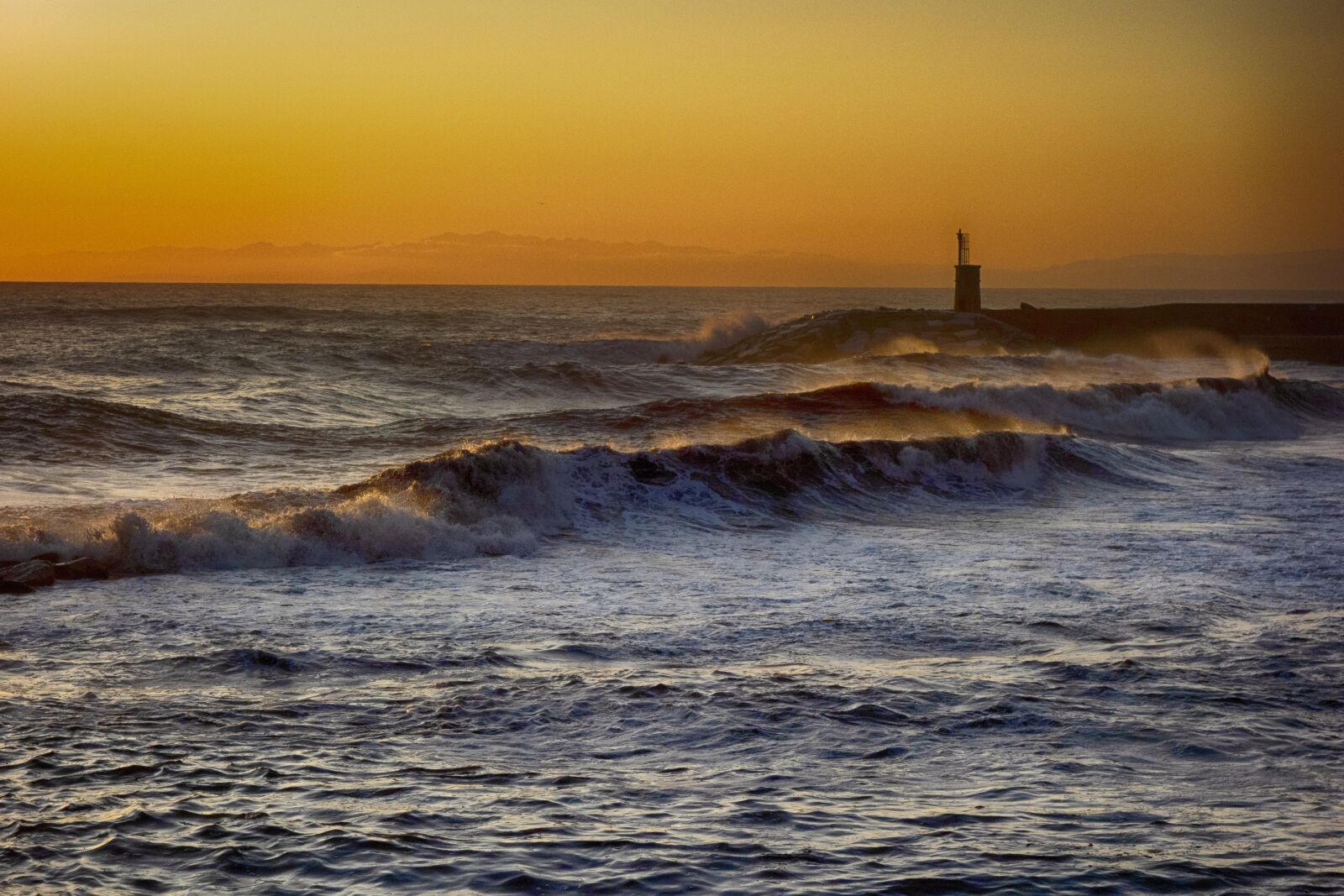 Sony Cyber-shot DSC-RX100 sample photo. Recco, sea storm, liguria photography