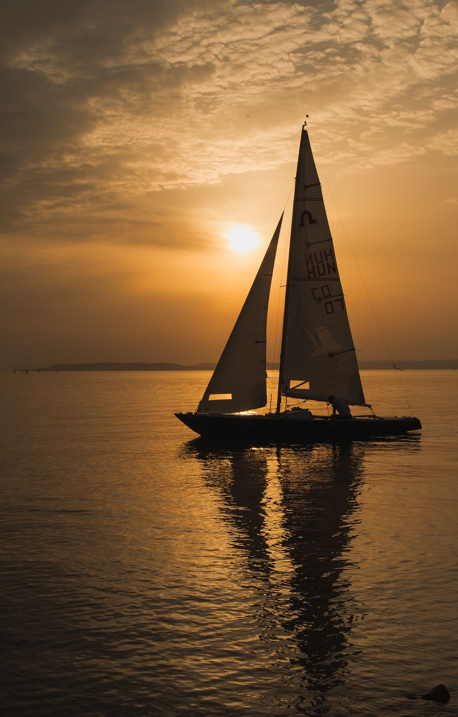 Canon EOS 70D sample photo. Sailing boat, sunset, summer photography