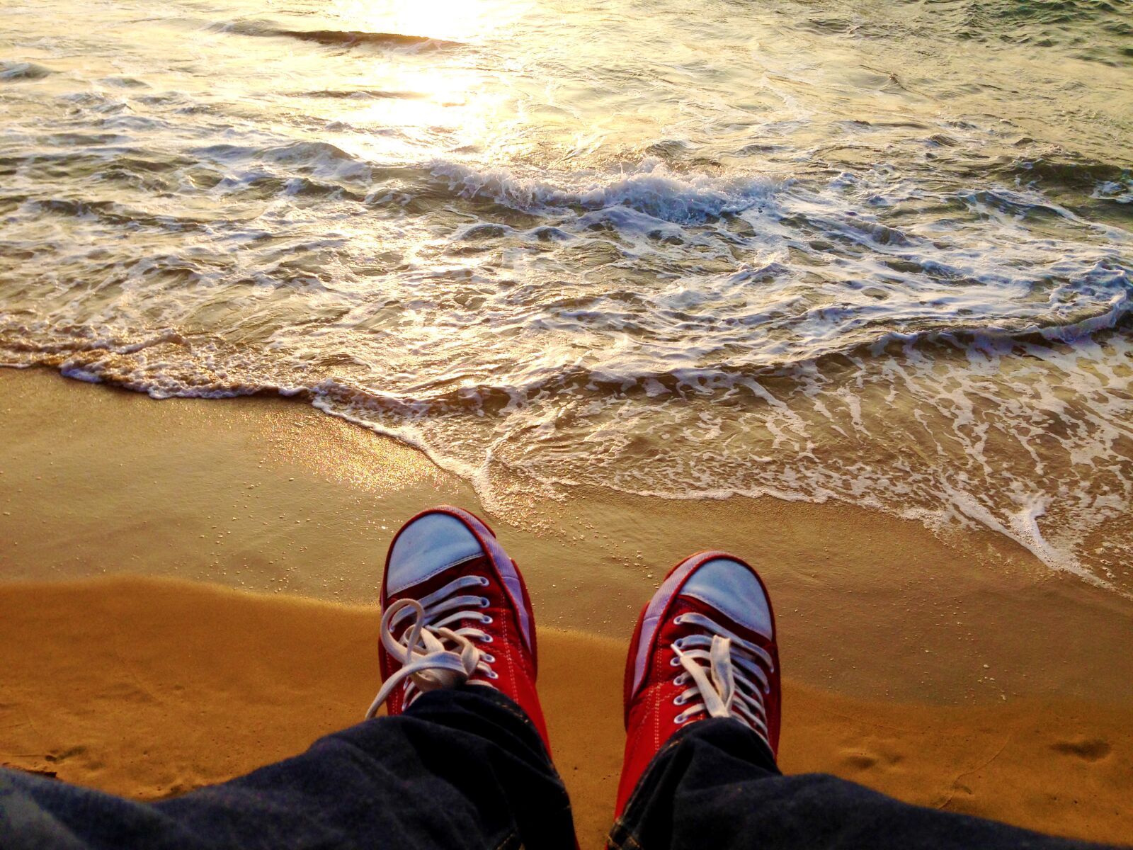 Apple iPhone 5 sample photo. Beach, sunset, sunset beach photography