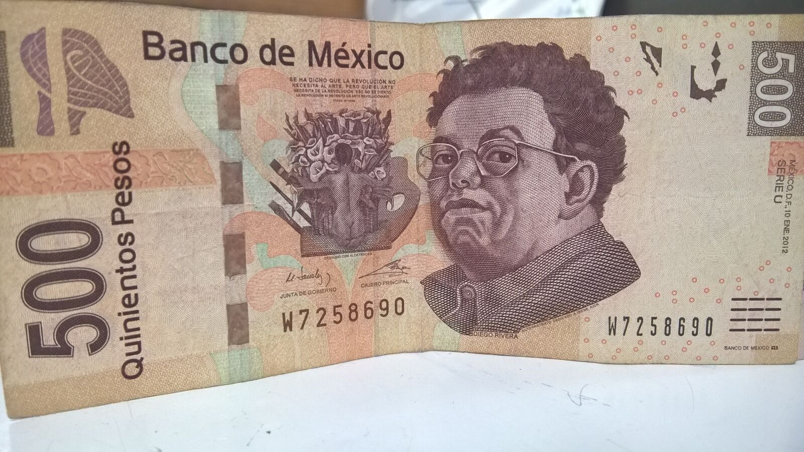 Microsoft Lumia 640 XL sample photo. Ticket, money, mexican peso photography