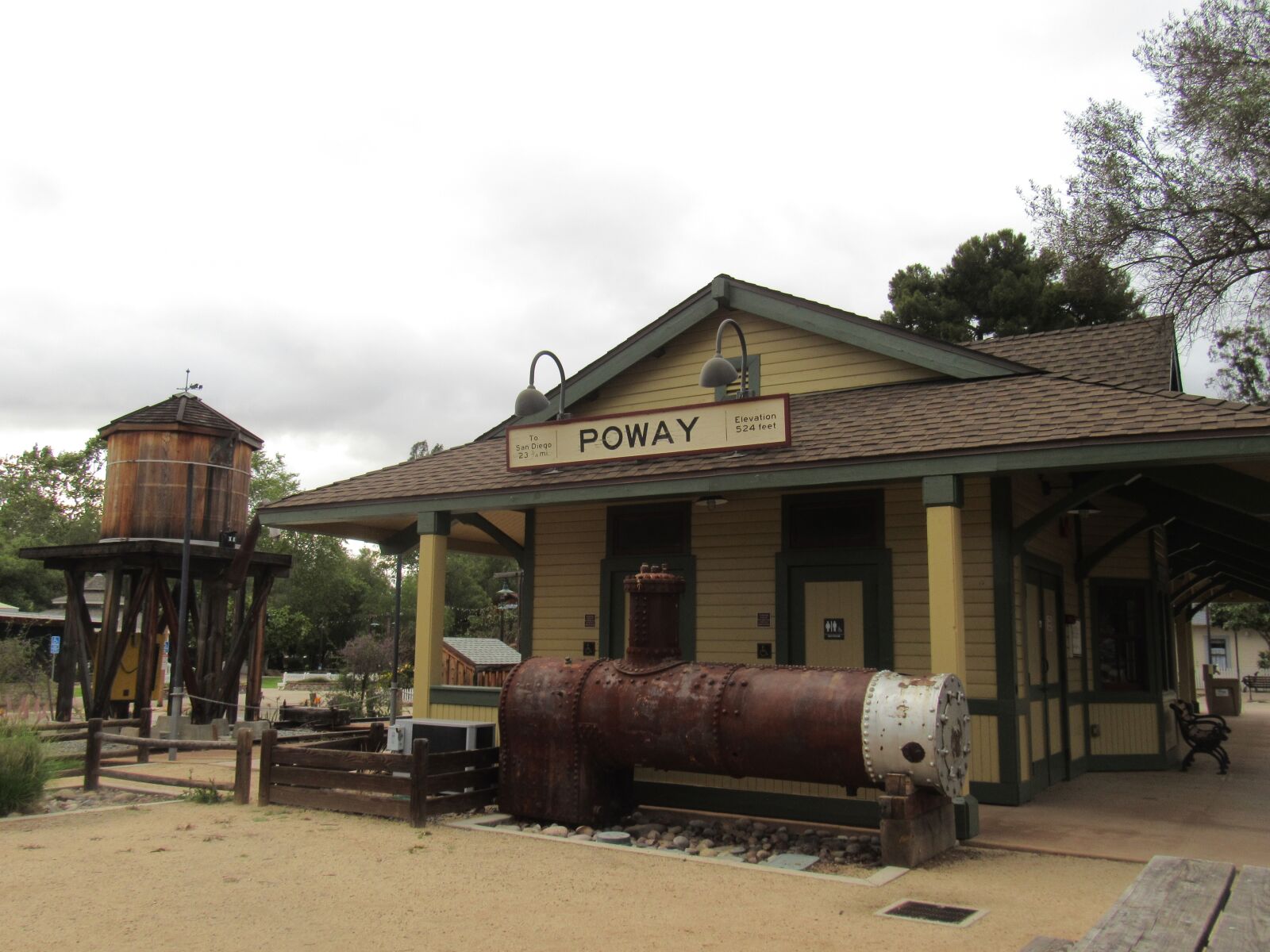 Canon PowerShot SX530 HS sample photo. Poway, sandiego, railroad photography