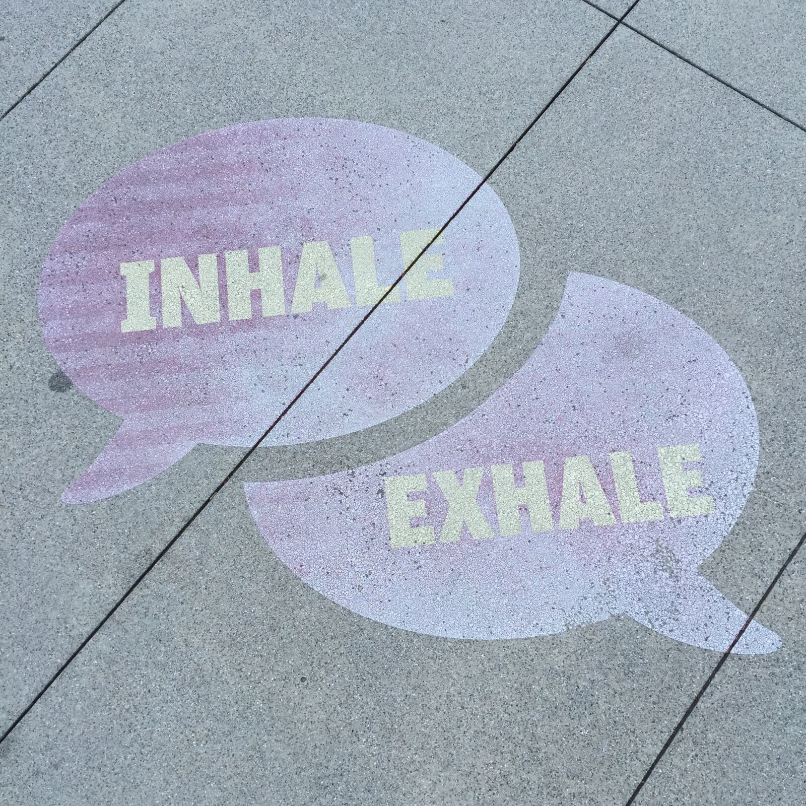 Apple iPhone 6 sample photo. Street art, breathe, inhale photography