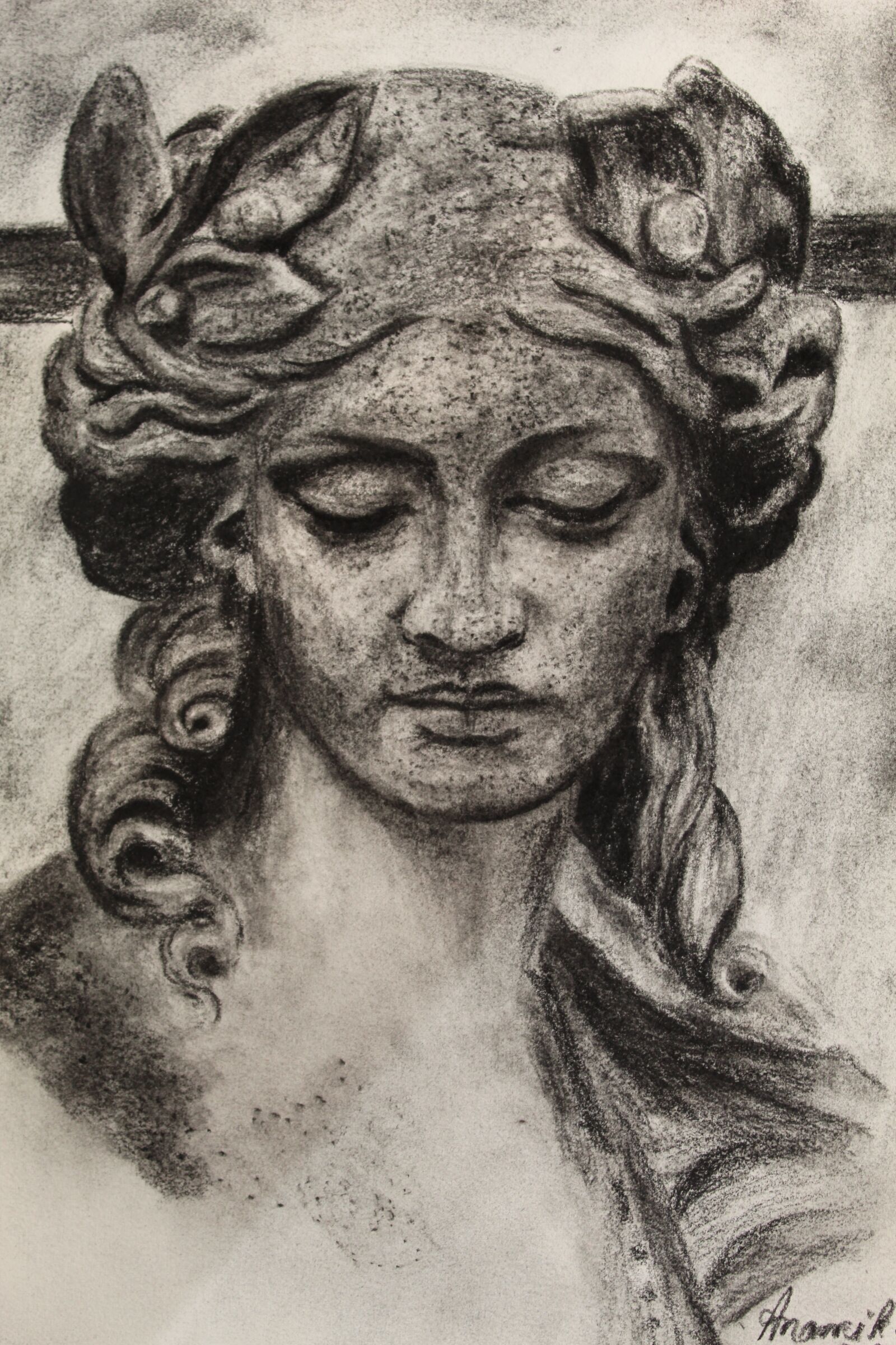 Canon EOS 1300D (EOS Rebel T6 / EOS Kiss X80) sample photo. Charcoal, portrait, drawing photography