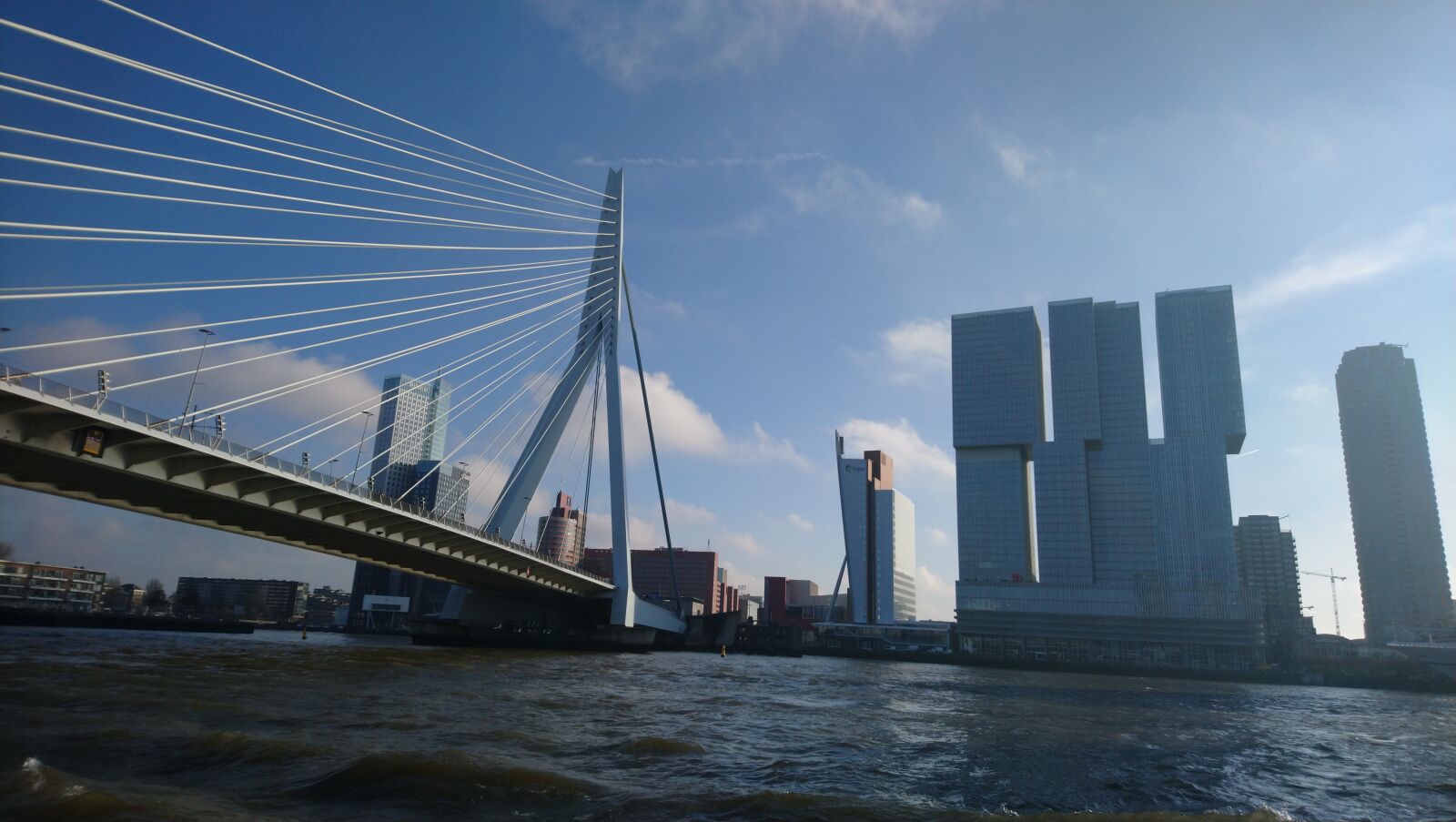 Sony Xperia XA2 sample photo. Rotterdam, city, erasmus bridge photography