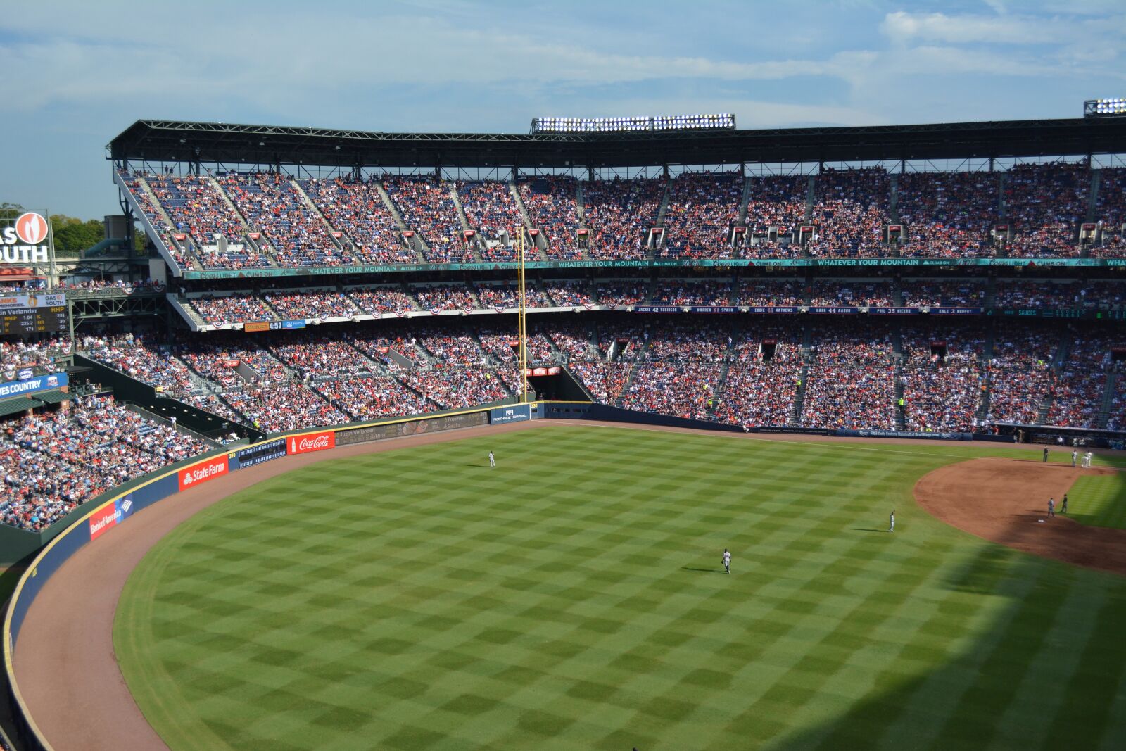 Nikon D5200 sample photo. Atlanta, baseball, turner field photography