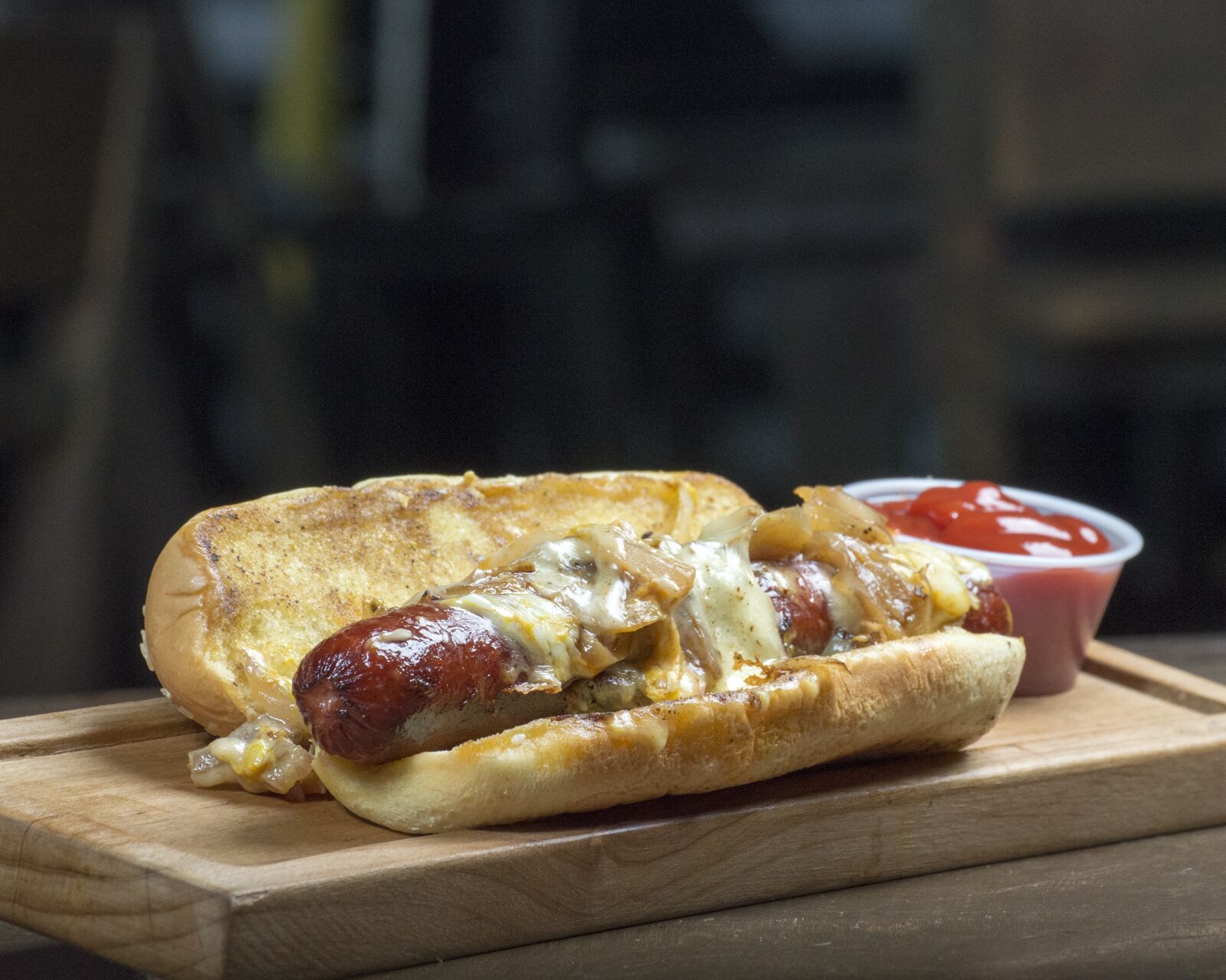Nikon D3200 sample photo. Hot dog, sandwich, fast photography