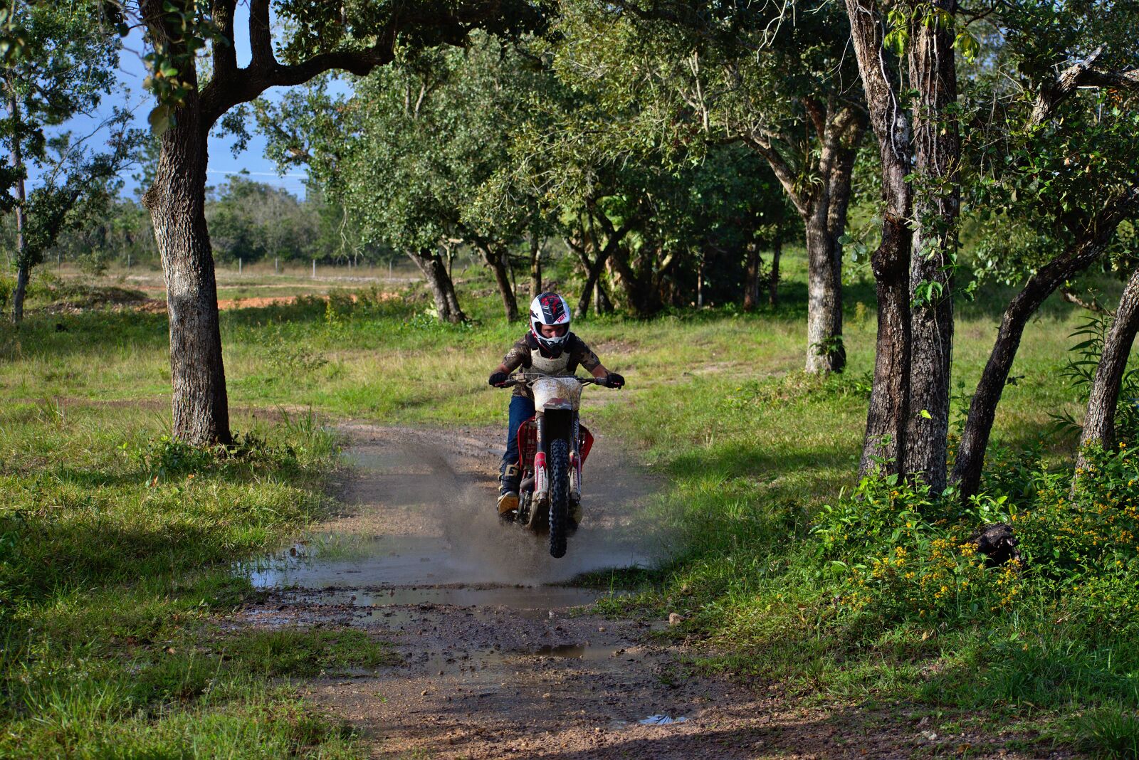 Nikon D7200 sample photo. Wheeler, rider, trail photography