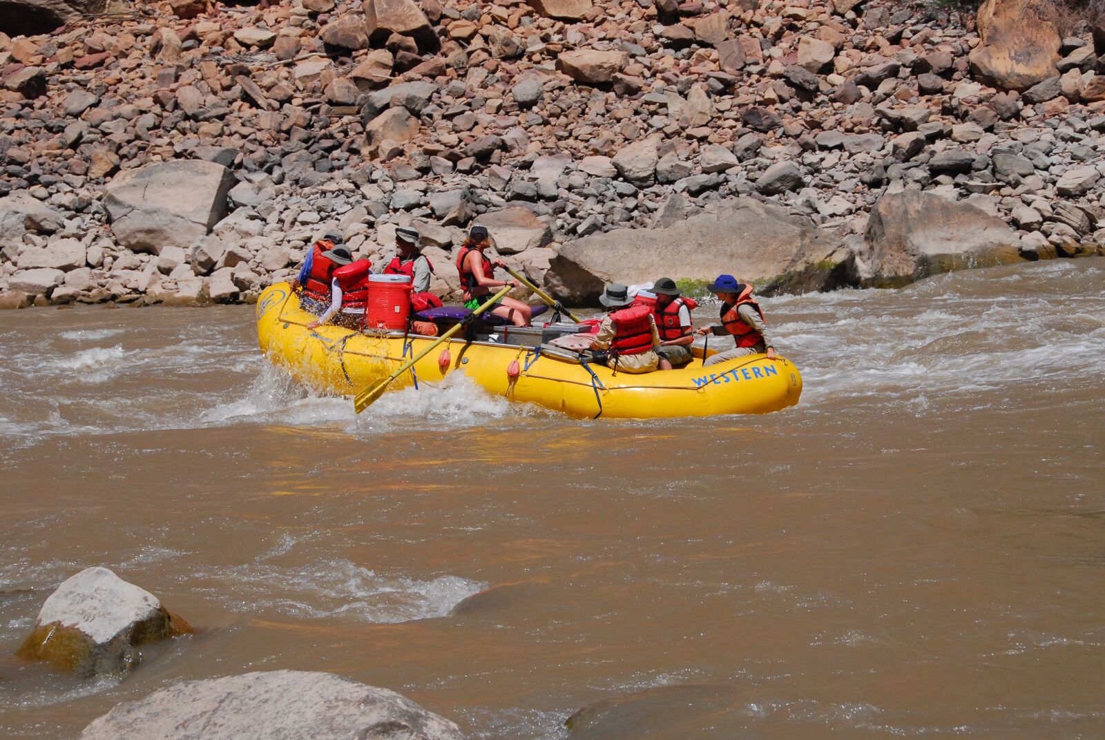 Nikon D200 sample photo. Whitewater, rafting, river photography
