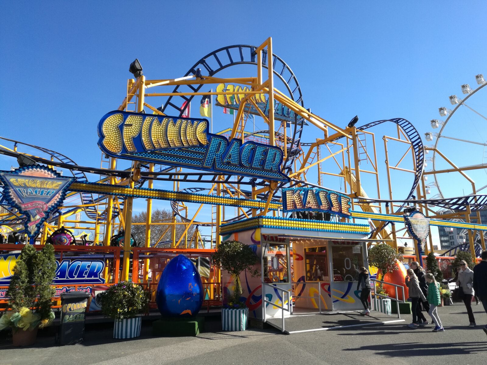 HUAWEI Mate 8 sample photo. Roller coaster, hamburg, dom photography