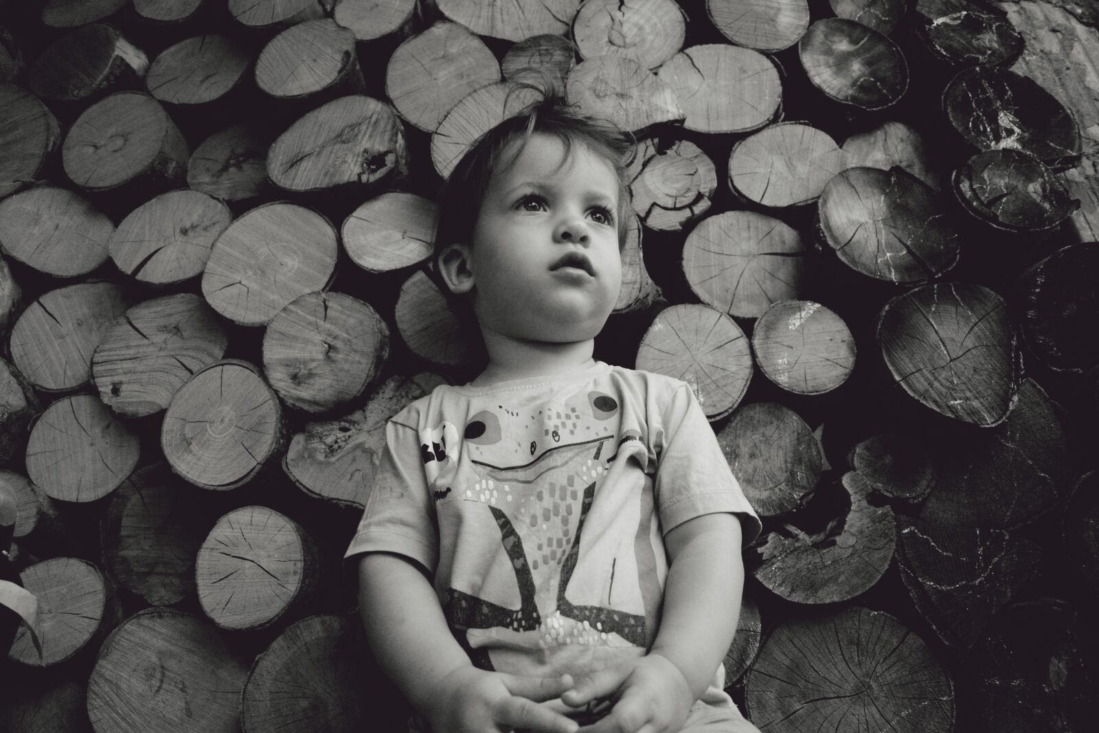 Nikon D7100 sample photo. Child, black white, portrait photography