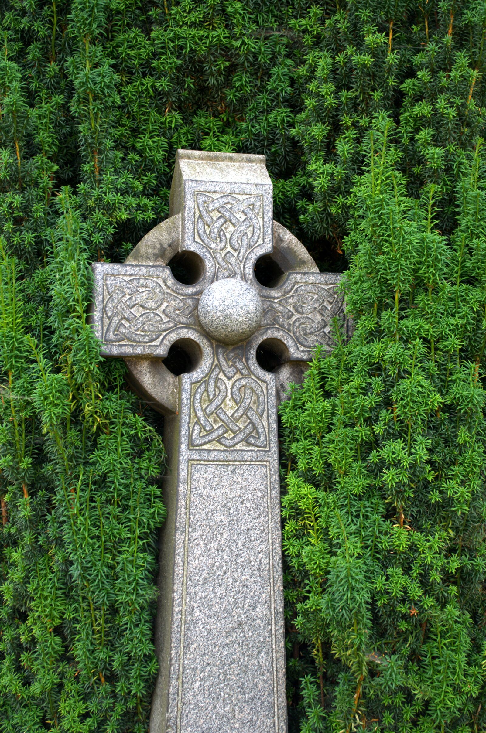Nikon D5100 sample photo. Celtic cross, celts, scotland photography