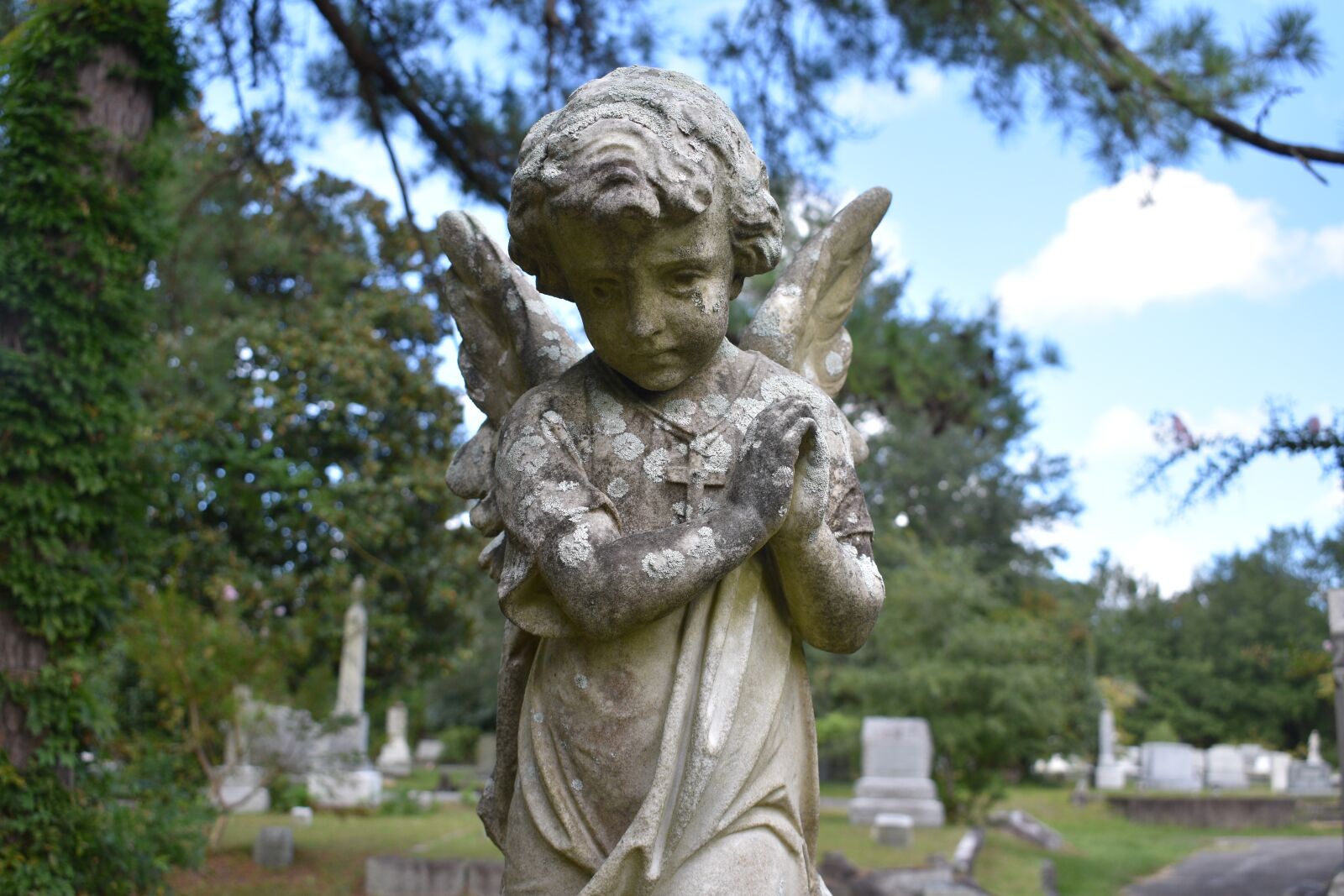 Nikon D3400 sample photo. Grave, statue, monument photography