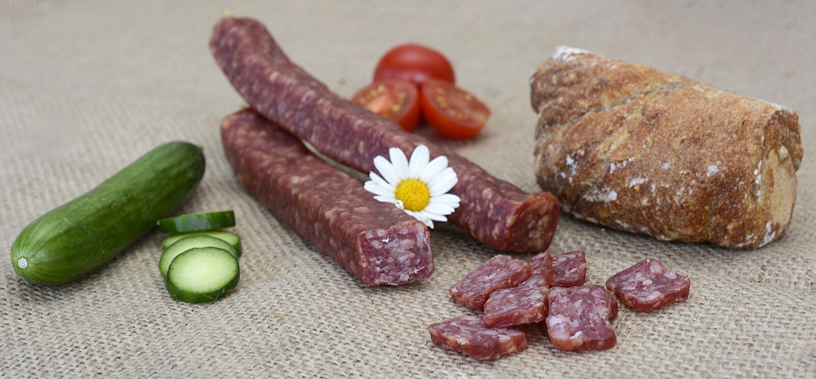 Nikon D7100 sample photo. Landjäger, sausage, sausages photography