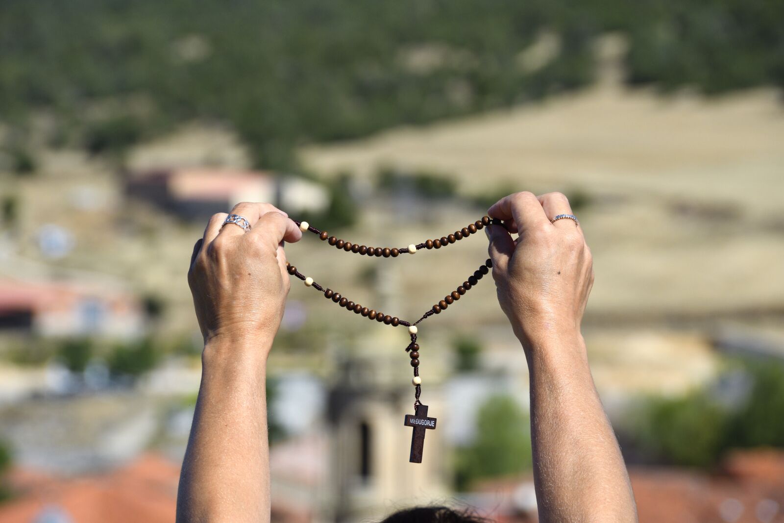 Nikon D500 sample photo. Rosario, cruz, mendugorje photography