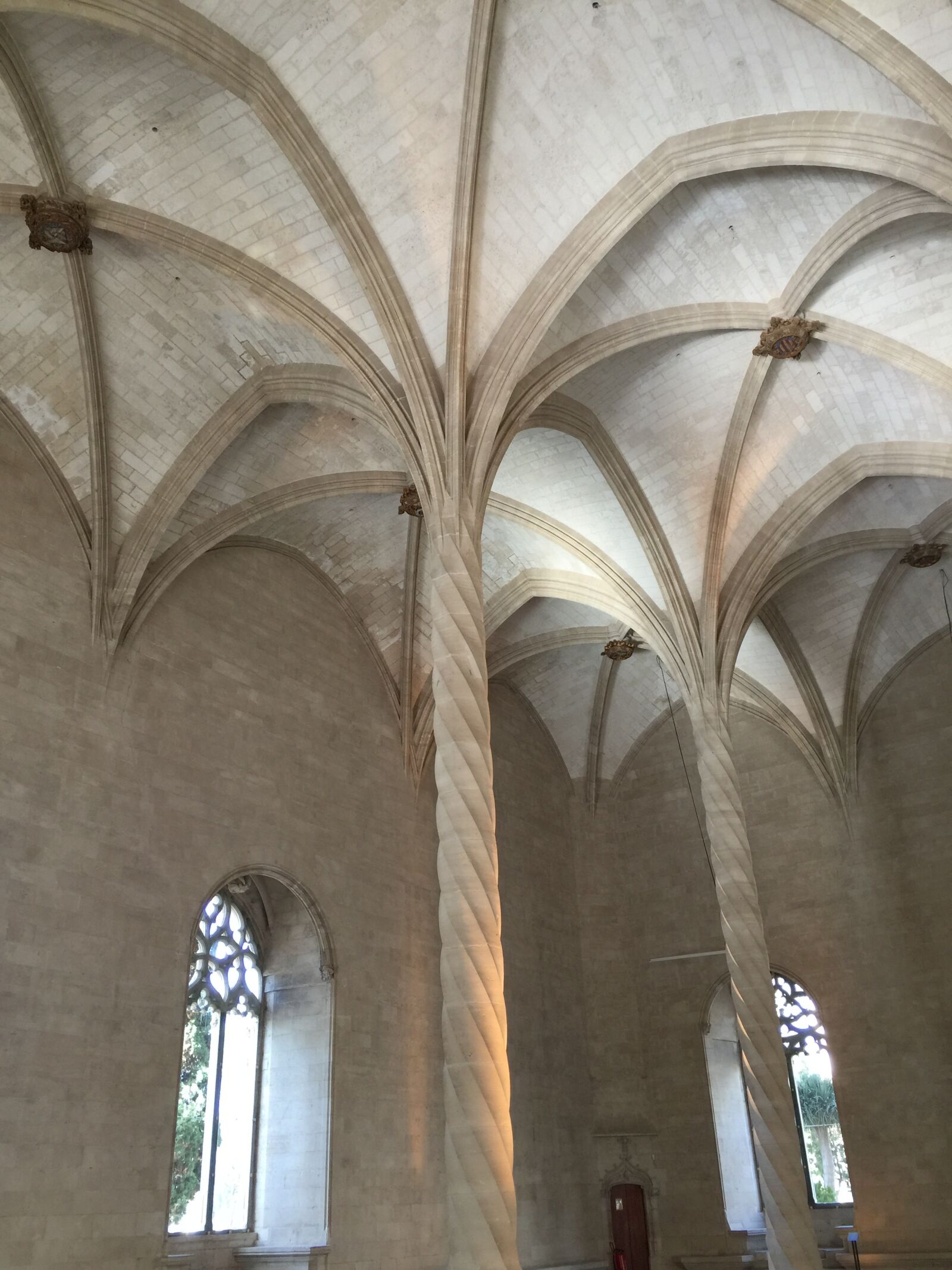 iPhone 6 Plus back camera 4.15mm f/2.2 sample photo. Mallorca, architecture, ceiling photography