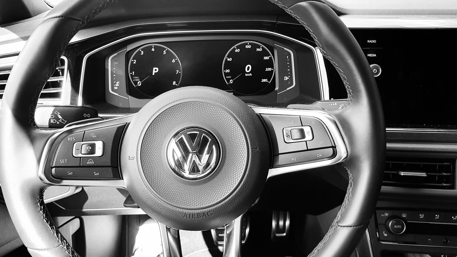 Samsung Galaxy S10 sample photo. Polo gti, steering wheel photography