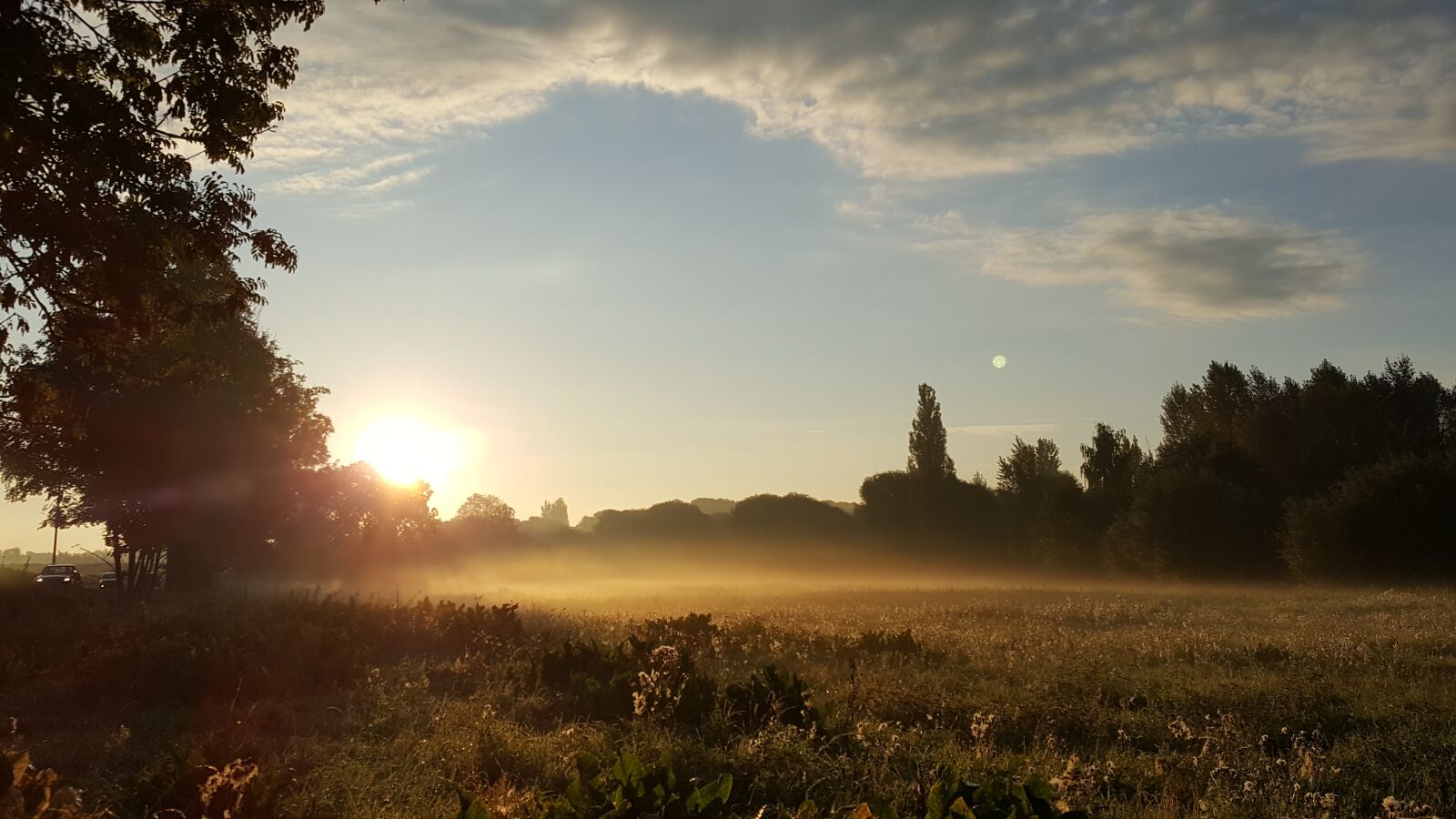 Samsung Galaxy S6 sample photo. Fog, sunrise, panorama photography